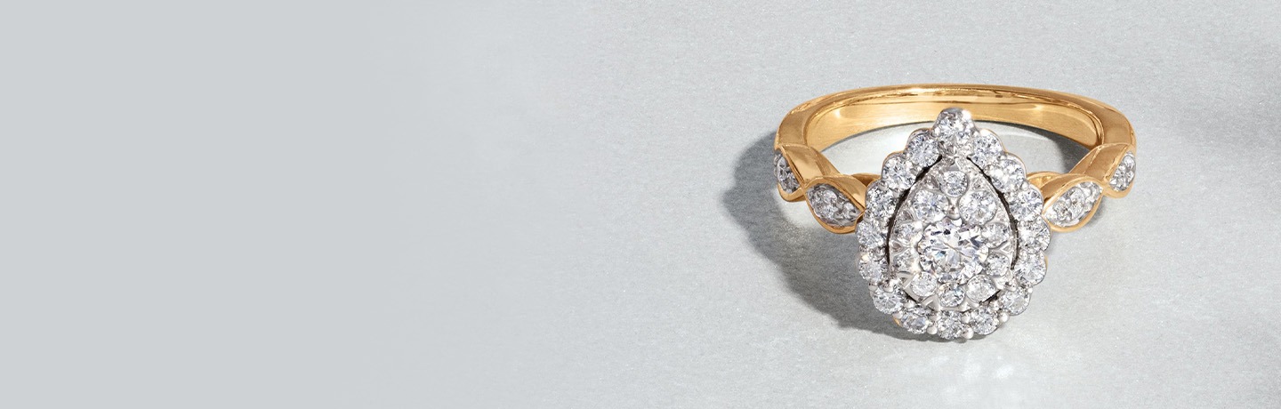 Multi-Stone Center Engagement Rings