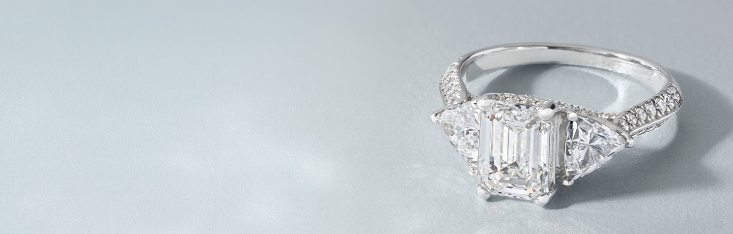 Three-Stone Engagement Rings