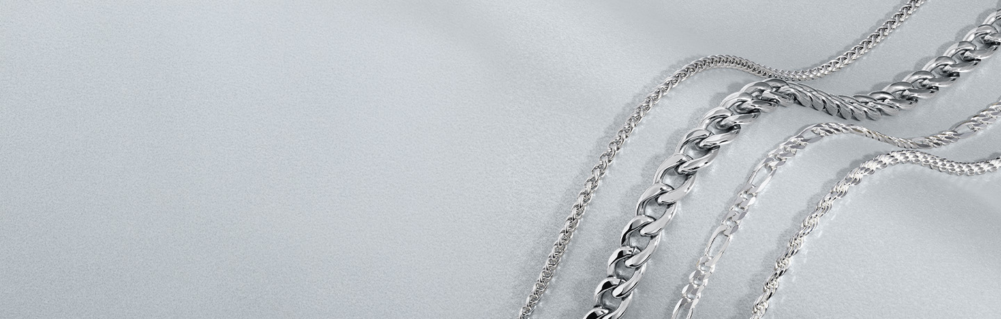 White Chain Necklaces
