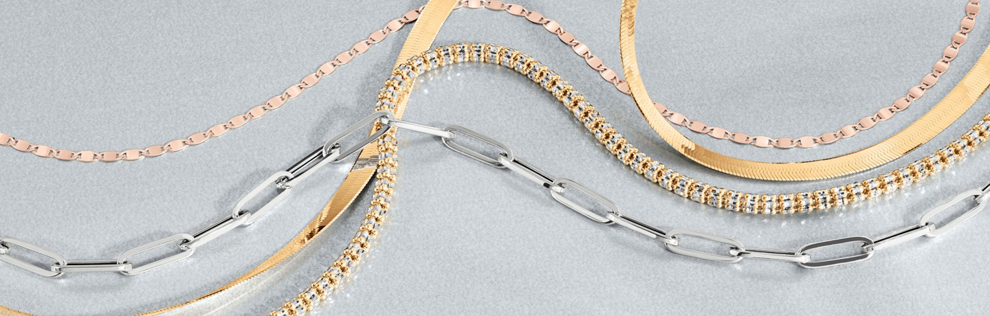 White Chain Necklaces