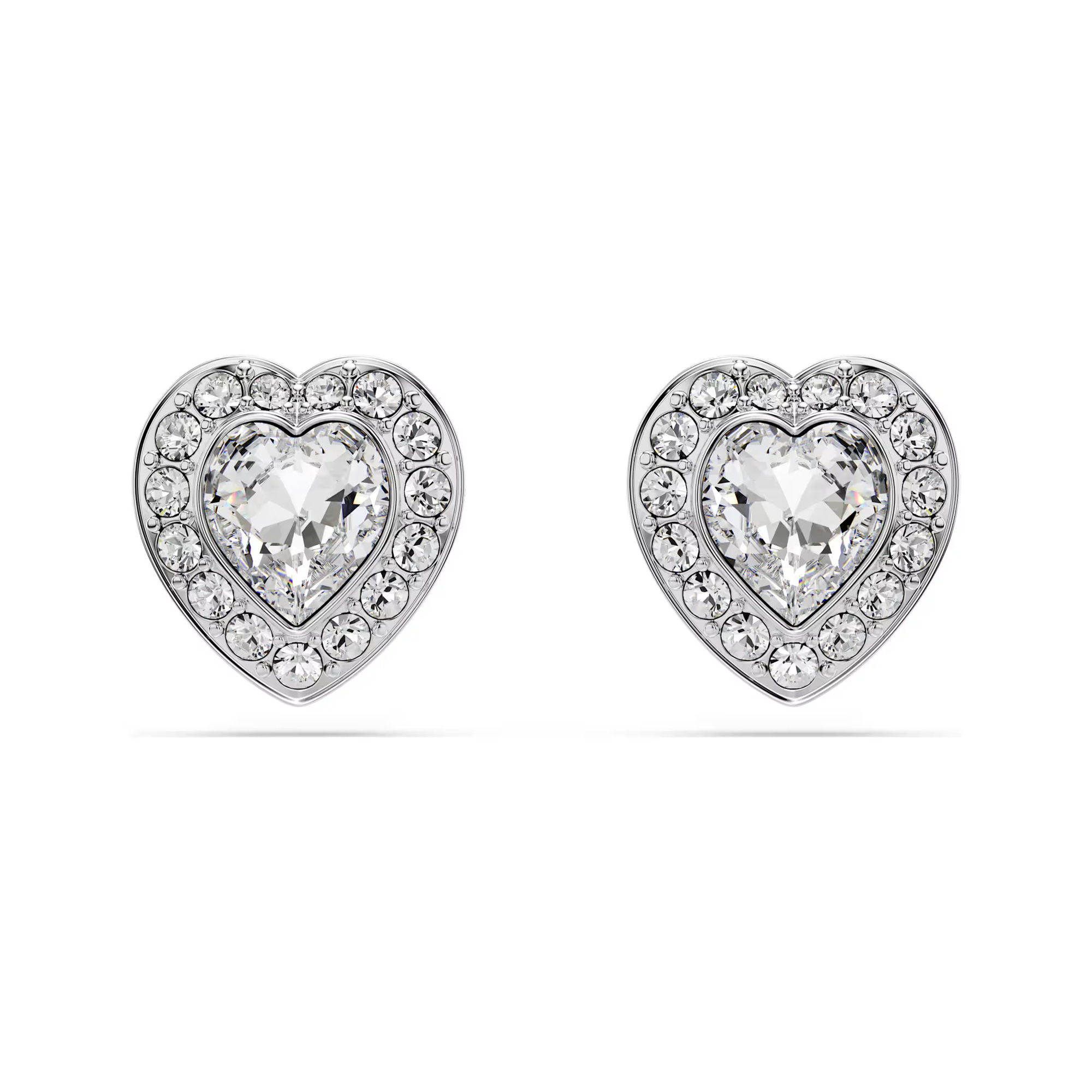 Swarovski Jewelry Swarovski Crystal X Ariana Grande Heart-Shaped Crystal Rhodium-Plated Stud Earrings
