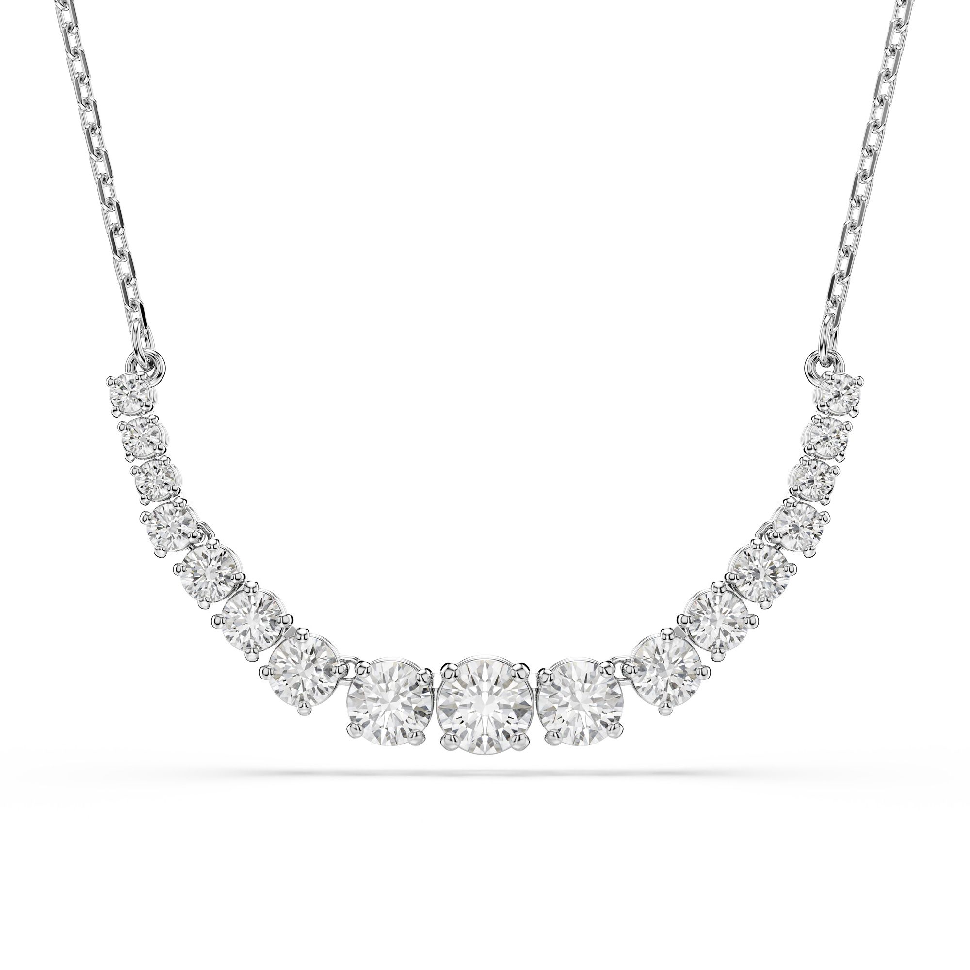 Swarovski Jewelry Swarovski Crystal Matrix Gradient Cubic Zirconia Rhodium-Plated Necklace 219$