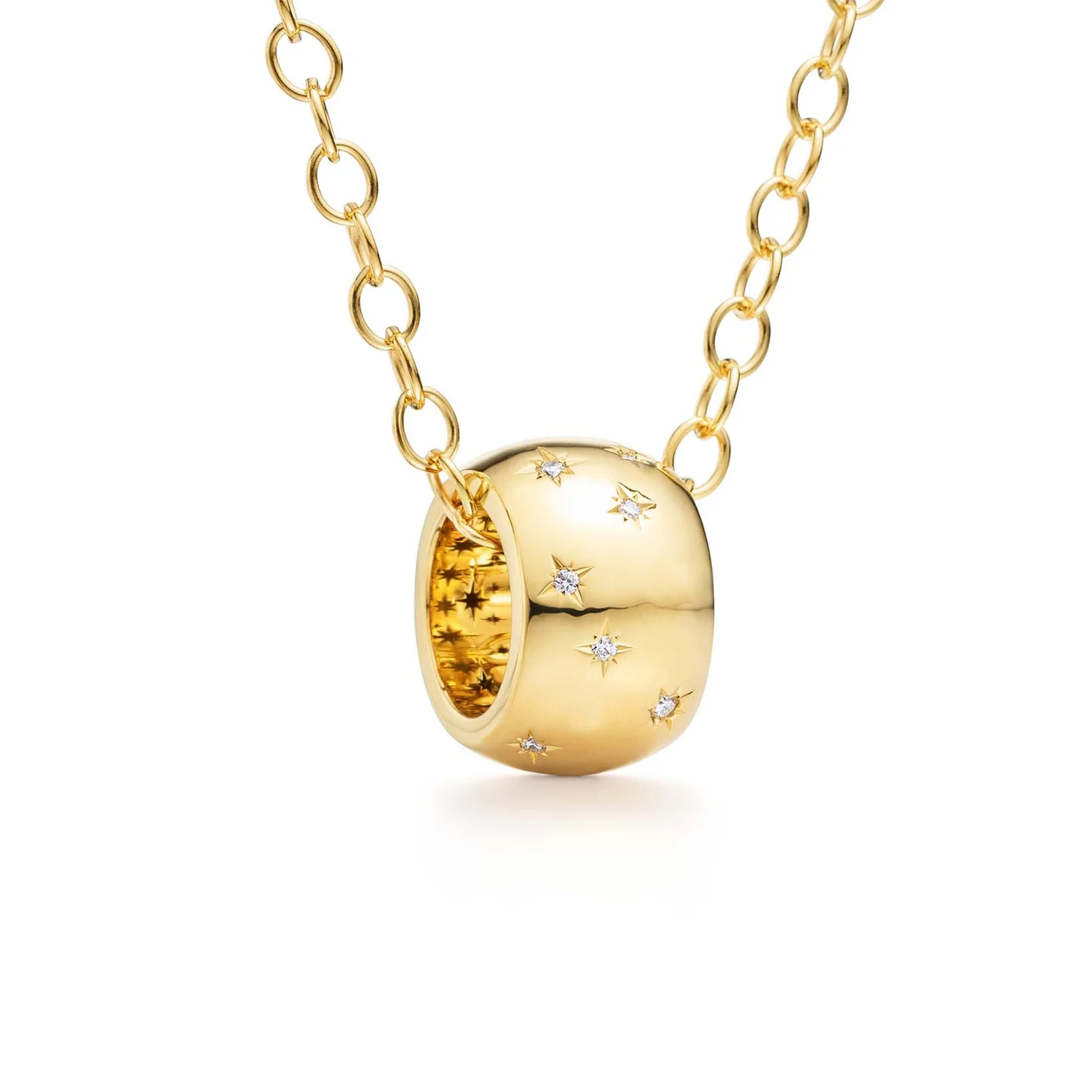 Temple St. Clair  18k Yellow Gold Diamond Cosmos Necklace