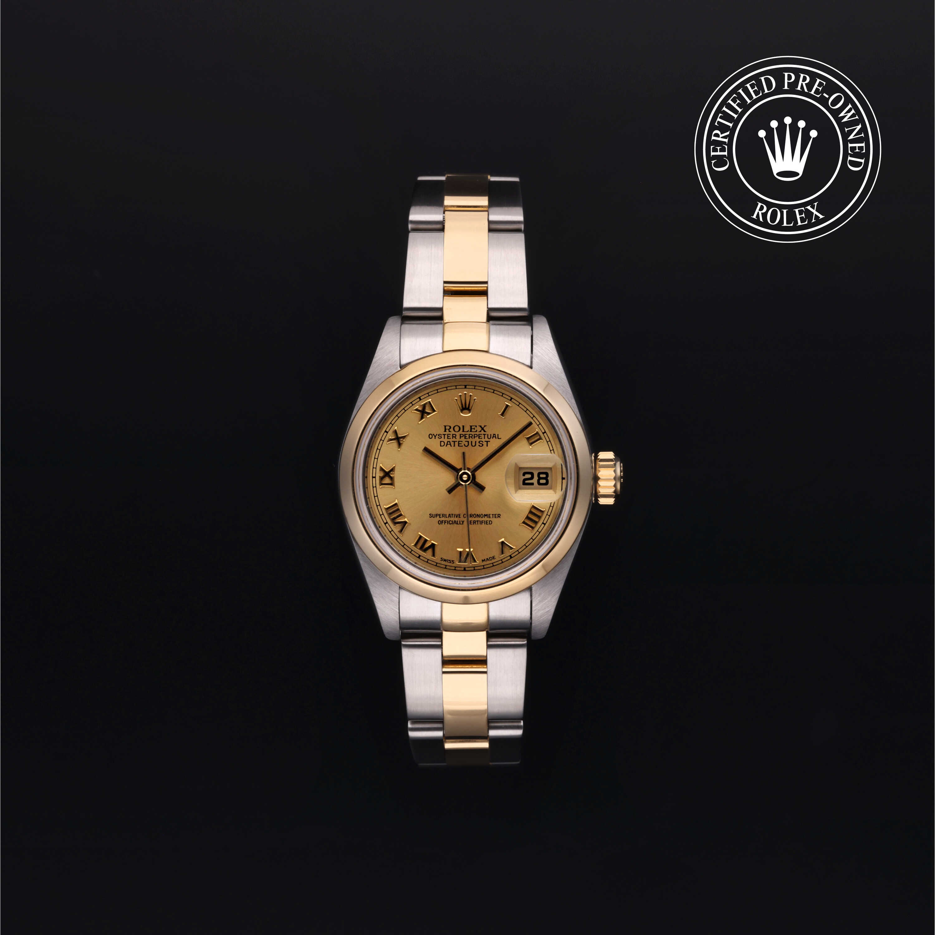 Rolex Certified Pre-Owned Oyster Perpetual Lady-Datejust 26 Yellow Rolesor Bracelet  Watch