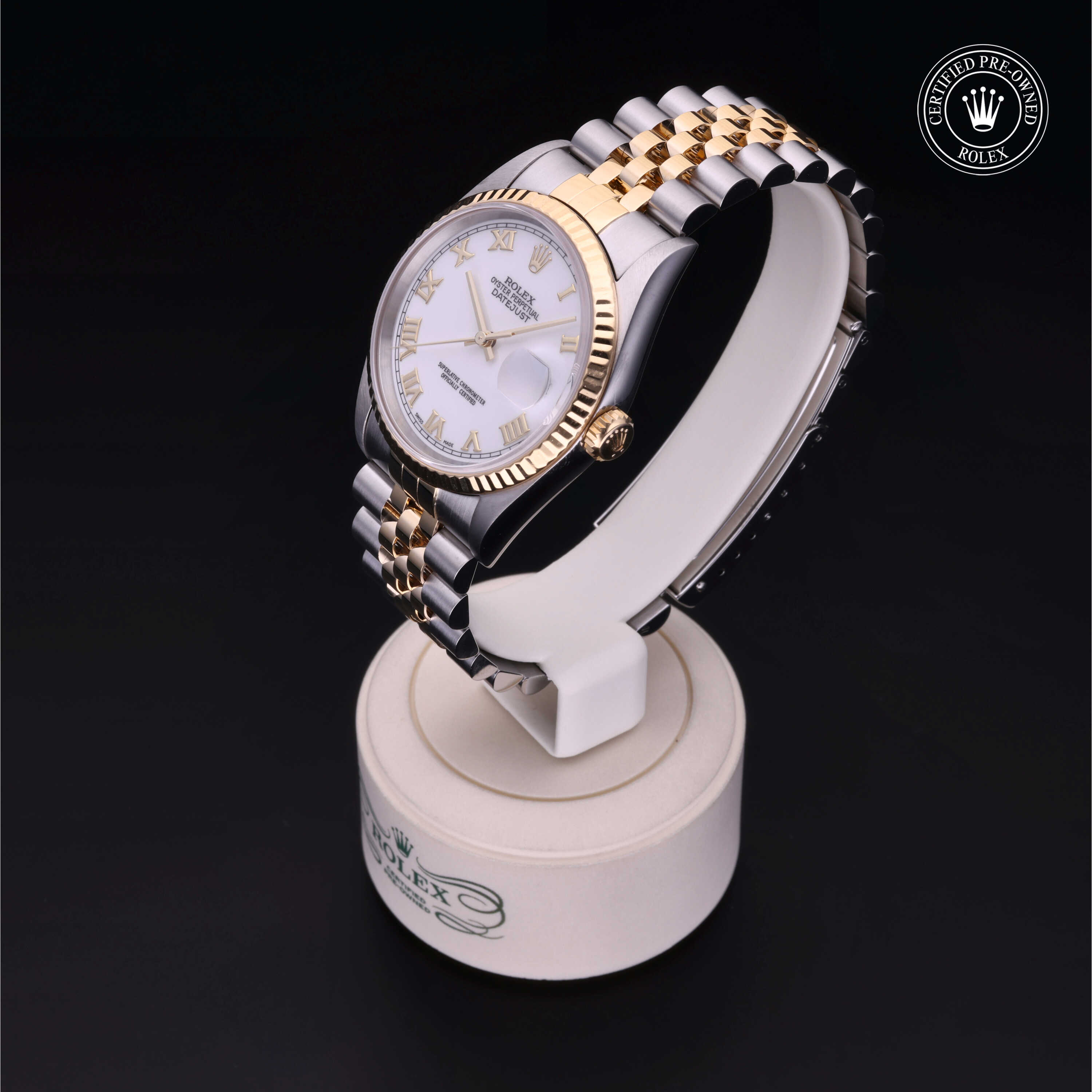 Rolex Certified Pre-Owned Oyster Perpetual Datejust 36 Yellow Rolesor Bracelet  Watch - Image 3