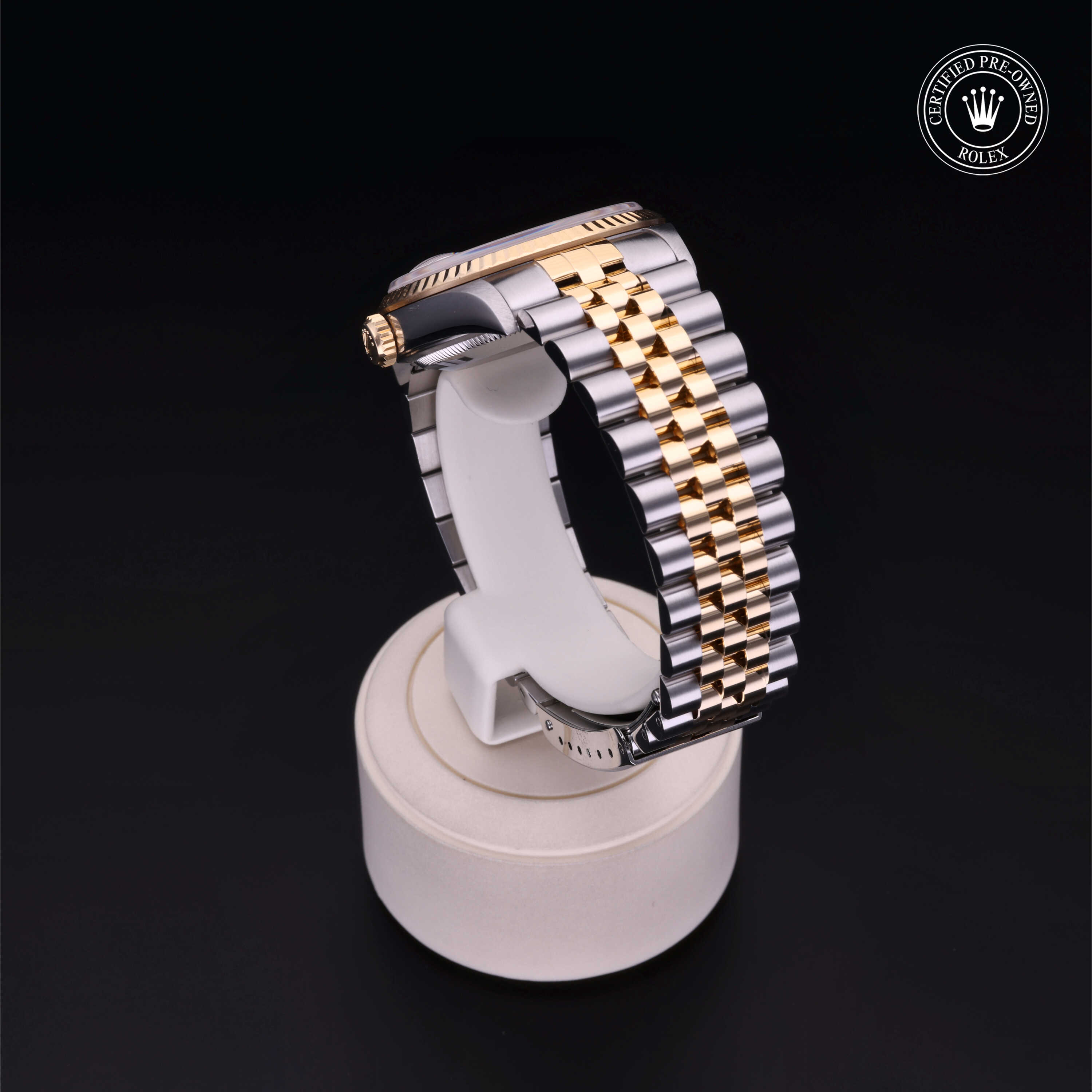 Rolex Certified Pre-Owned Oyster Perpetual Datejust 36 Yellow Rolesor Bracelet  Watch - Image 4