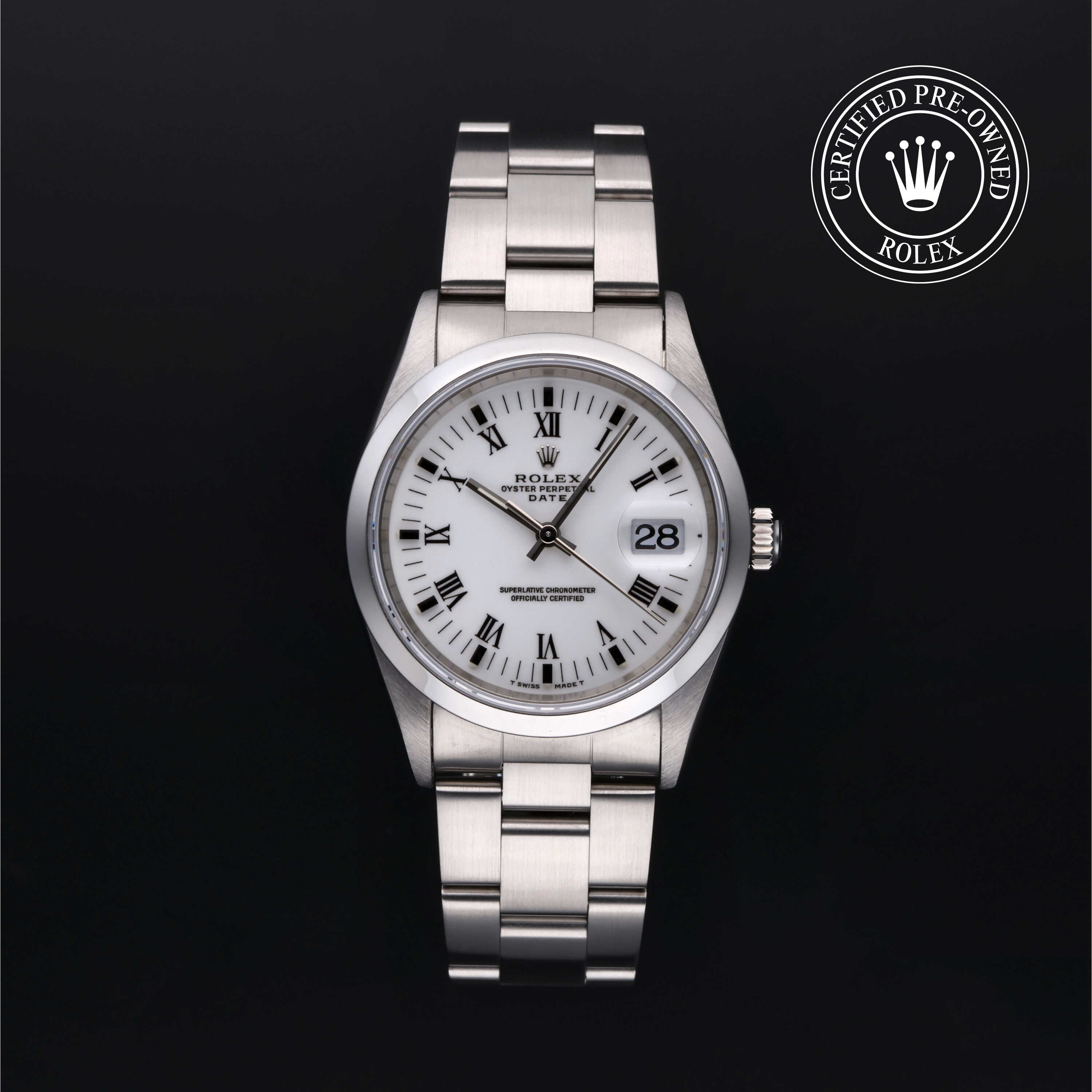 Rolex Certified Pre-Owned Oyster Perpetual Date 34 Watch - M15200