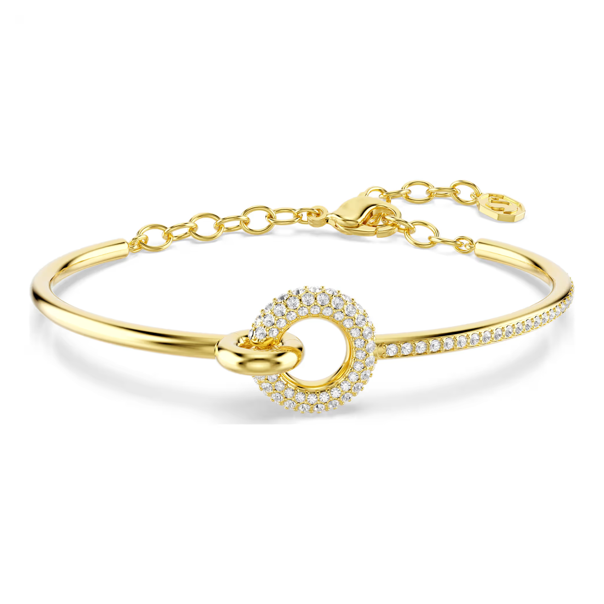 Swarovski Jewelry Swarovski Dextera Crystal Bangle Bracelet Gold-Tone Plated 179$