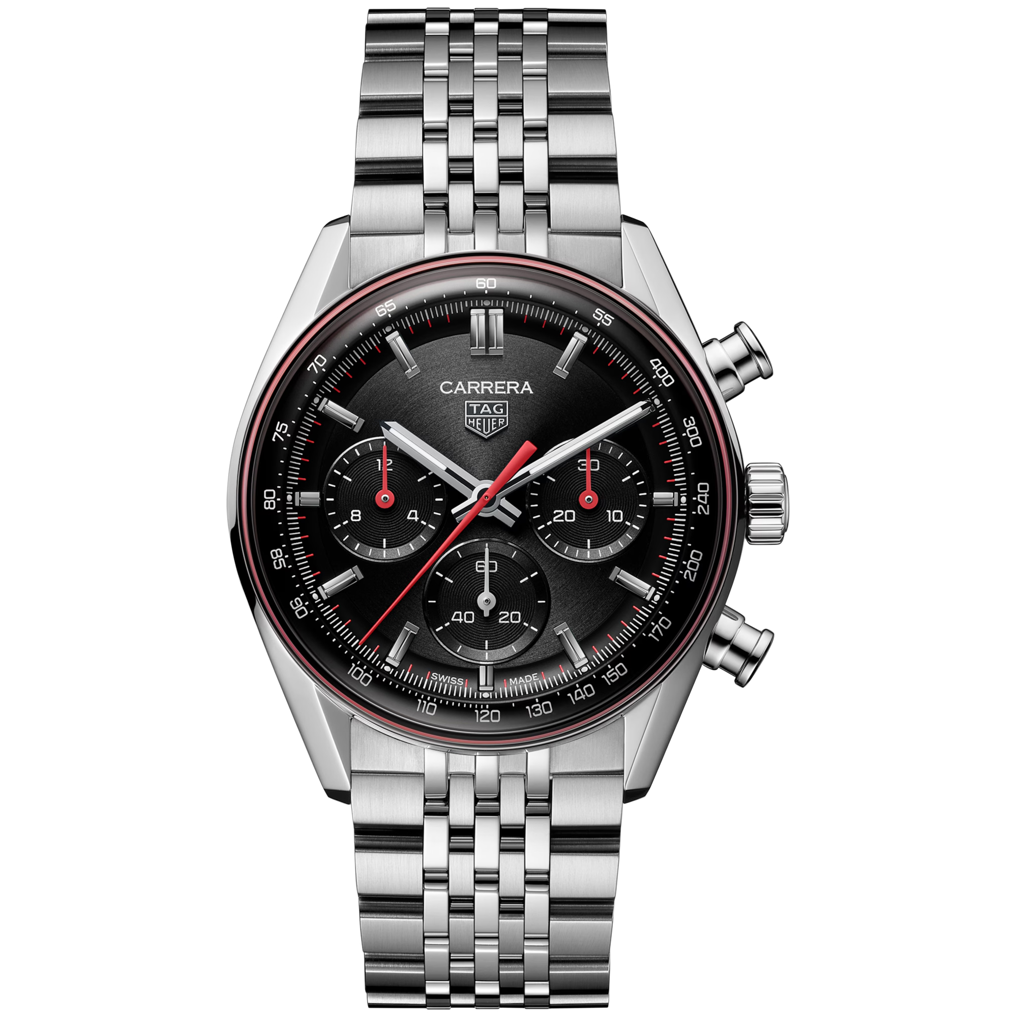 Tag Heuer  CARRERA Black Dial Automatic Chronograph Watch 41mm  CBS2114BA0053