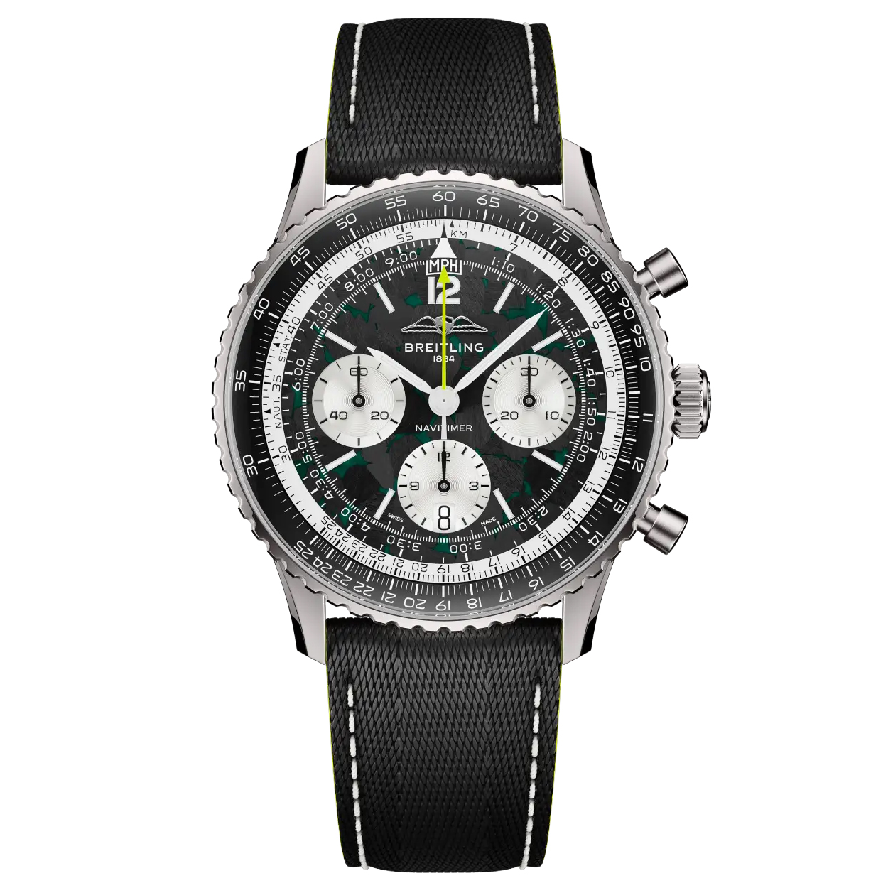Breitling Navitimer B01 Chronograph 43 Aston Martin Aramco Formula Onetm Team Watch 43mm EB01381A1B1X1 Breitling Navitimer B01 Chronograph 43 Aston Martin Aramco Formula Onetm Team Watch 43mm EB01381A1B1X1