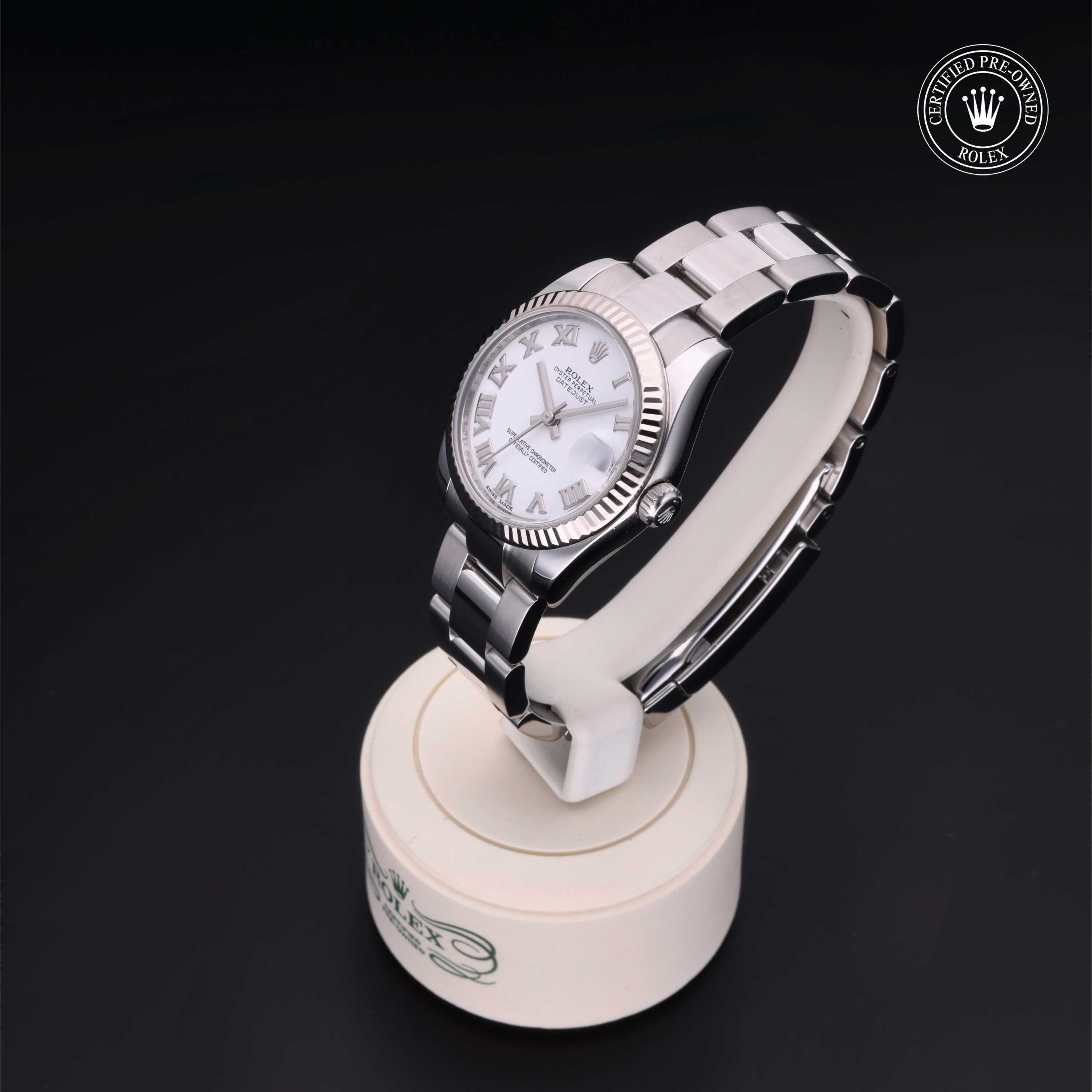 Rolex Certified Pre-Owned Datejust 31 White Dial Watch 31mm - M178274-0082 - Image 3