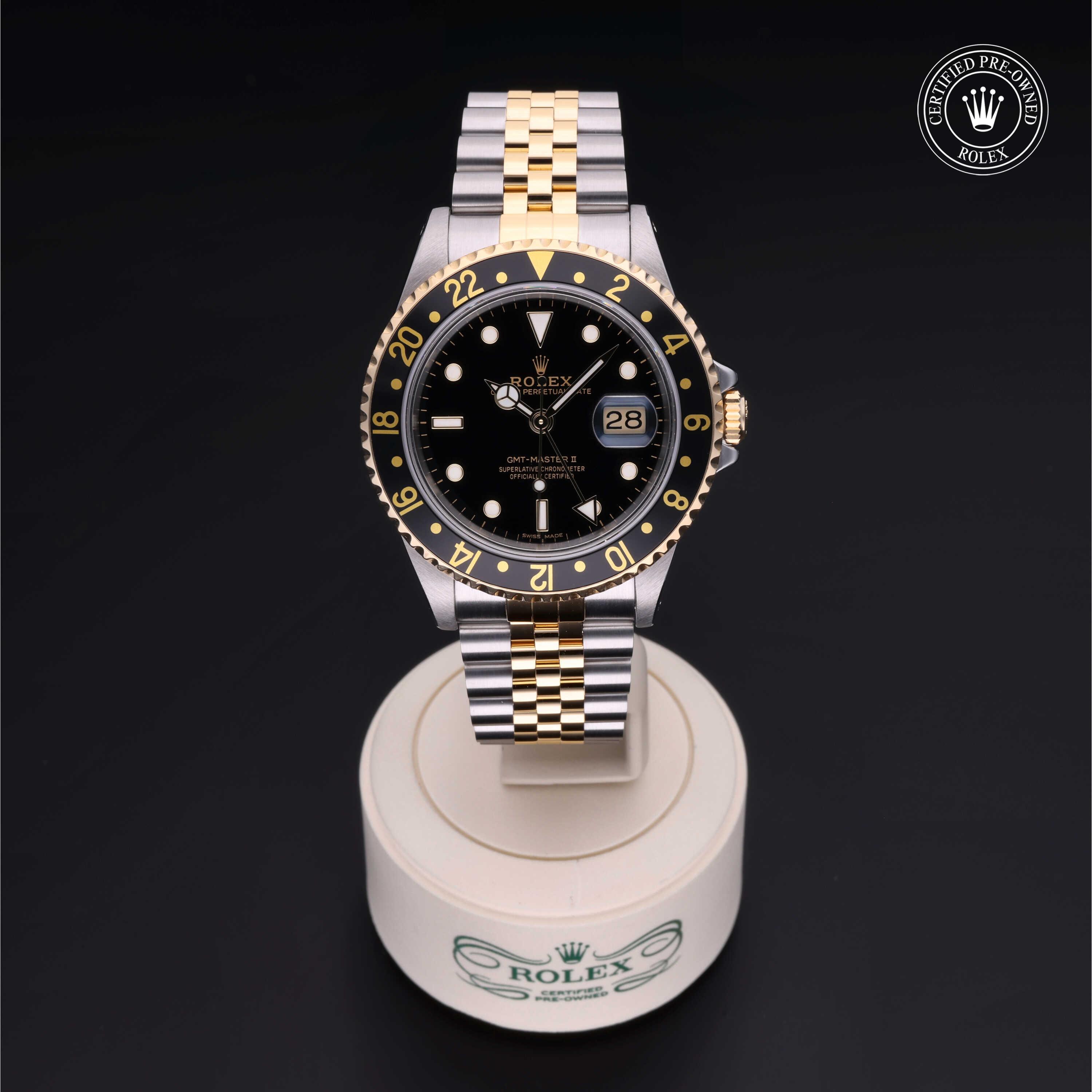 Rolex Certified Pre-Owned Oyster Perpetual GMT-Master II Black Dial Watch 40mm - M16713LN-0009 - Image 2