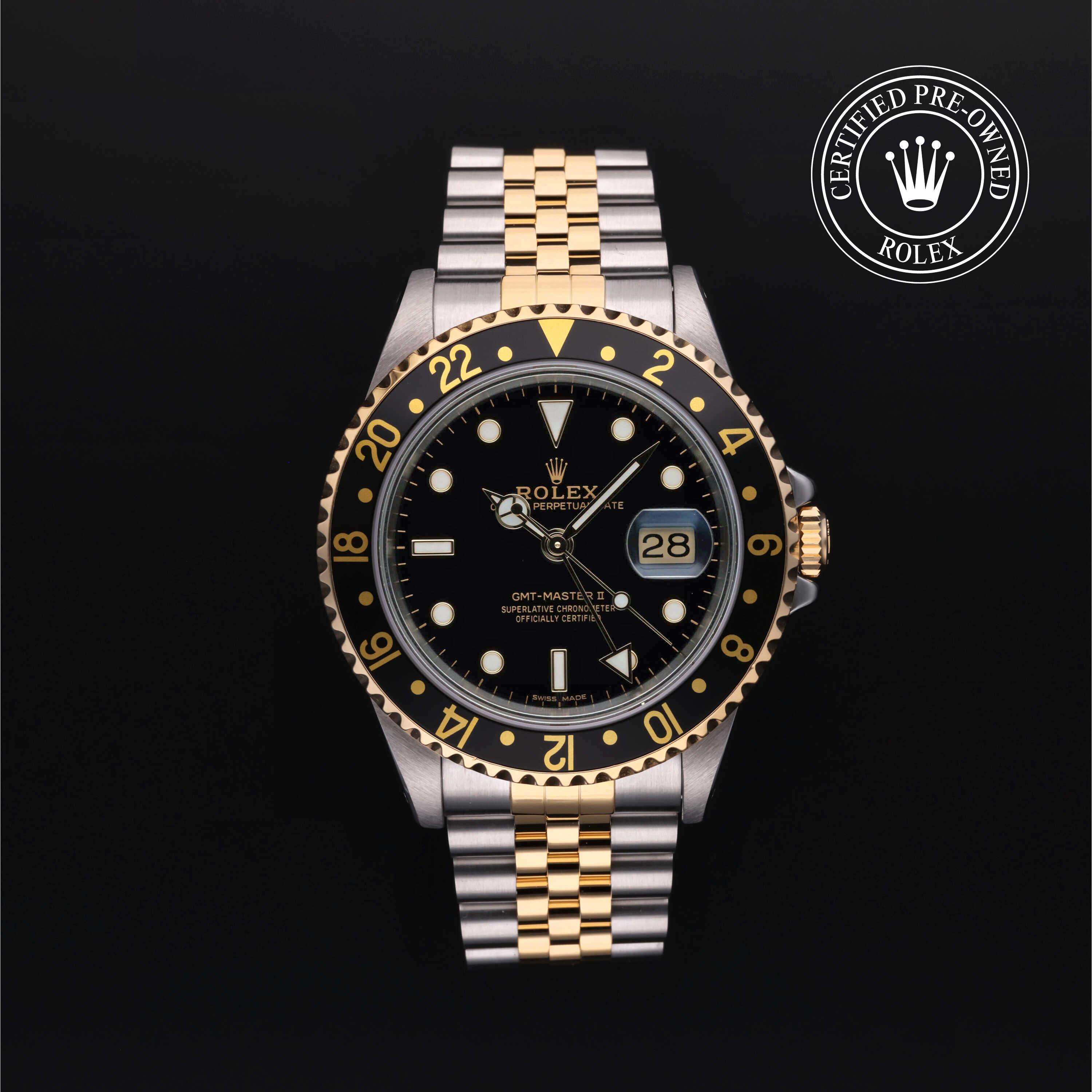 Rolex Certified Pre-Owned Oyster Perpetual GMT-Master II Black Dial Watch 40mm - M16713LN-0009 - Image 1