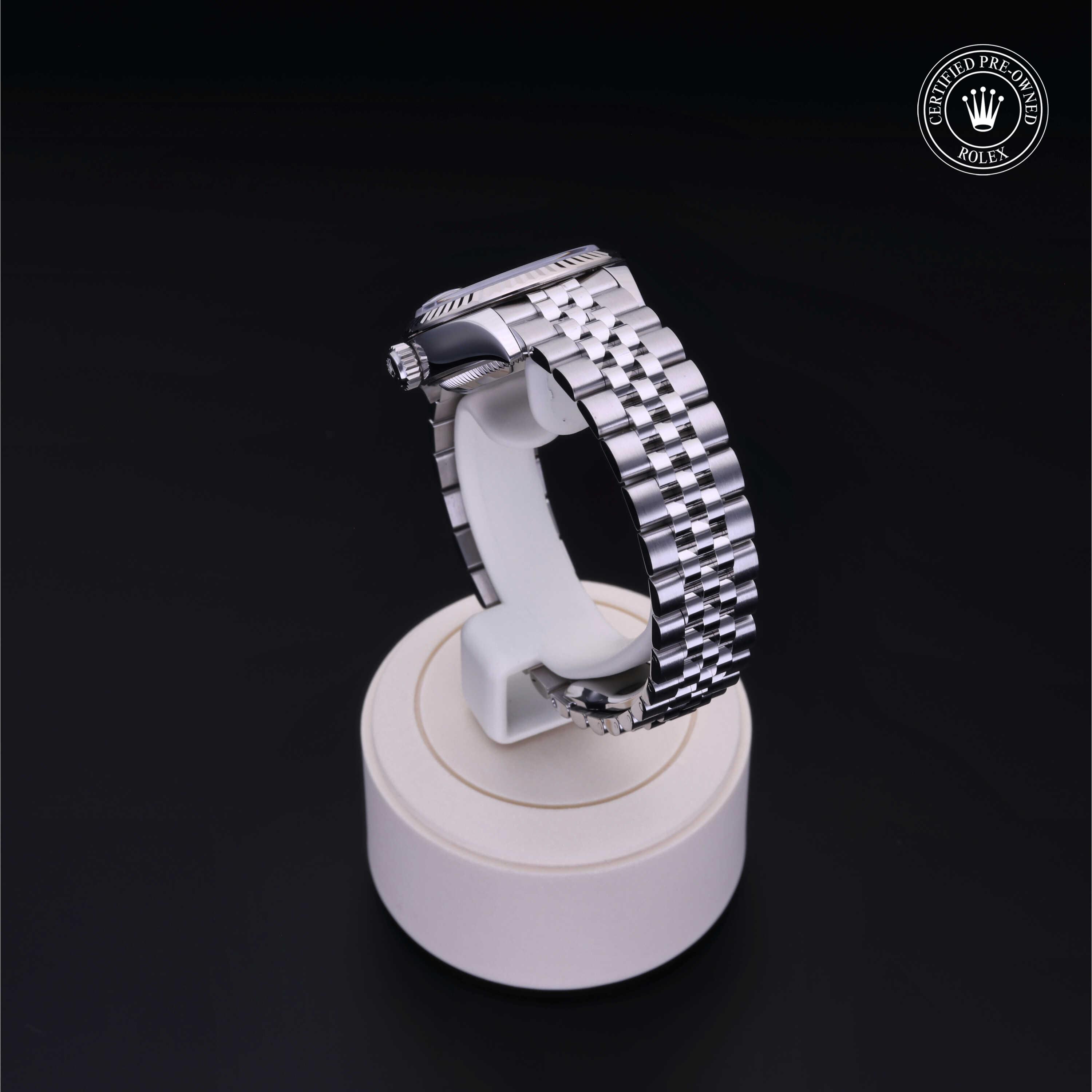 Rolex Certified Pre-Owned Lady-Datejust Mother-of-Pearl Diamond Dial Watch 28mm - M279174-0009 - Image 4