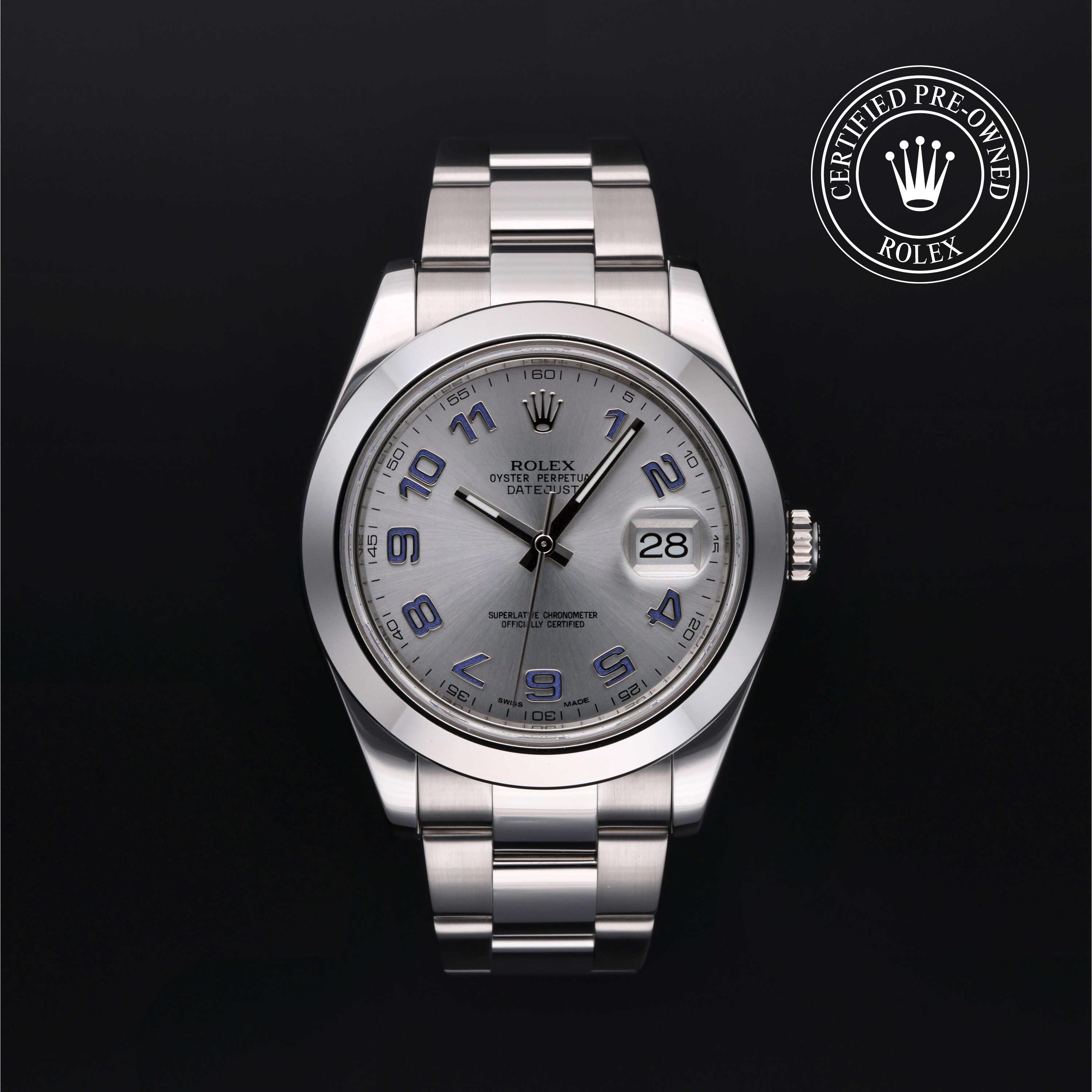 Rolex Certified Pre-Owned Datejust II Rhodium Dial Watch 41mm - M116300-0004 - Image 1