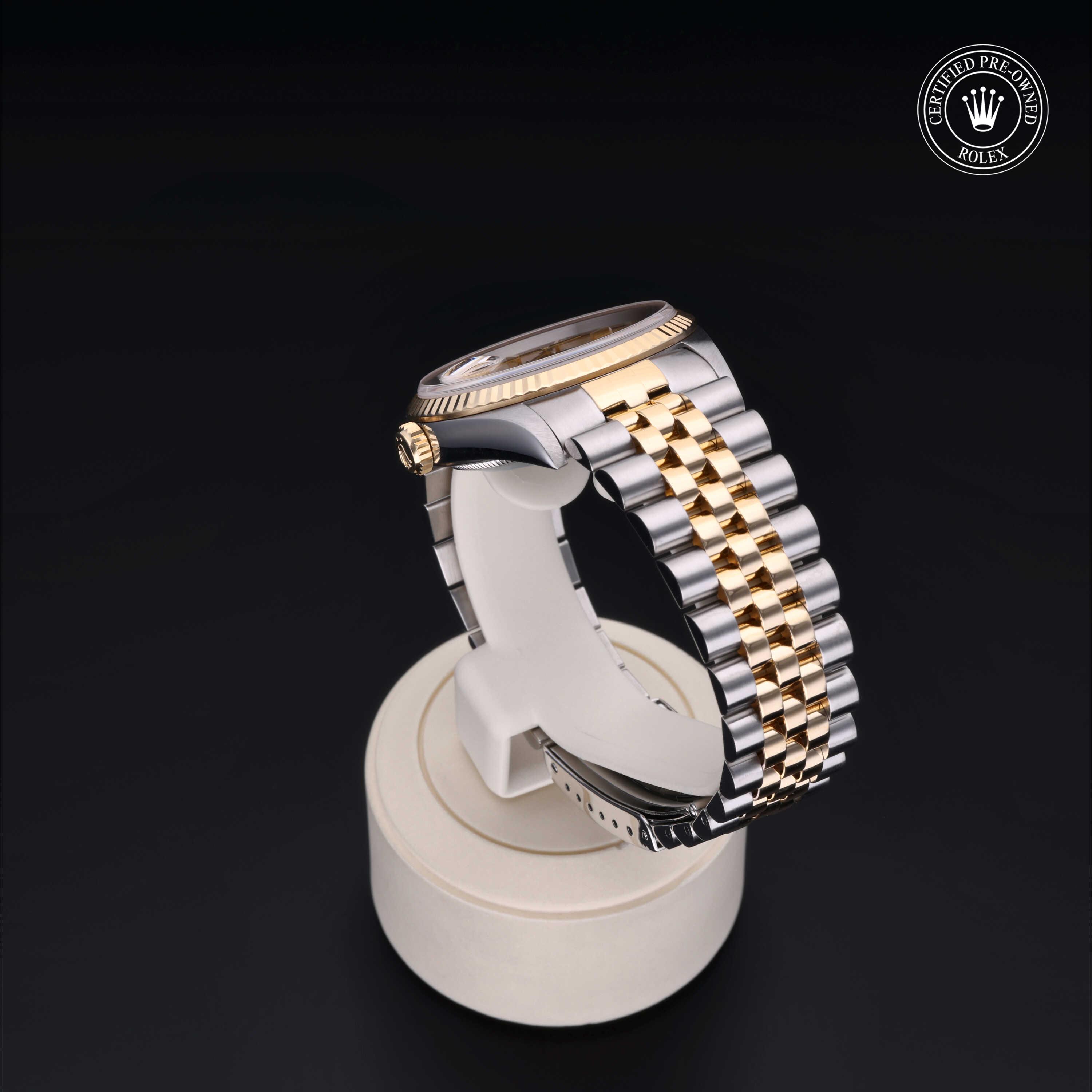 Rolex Certified Pre-Owned Oyster Perpetual Datejust 36 Champagne Dial Watch 36mm - 16233 - Image 4