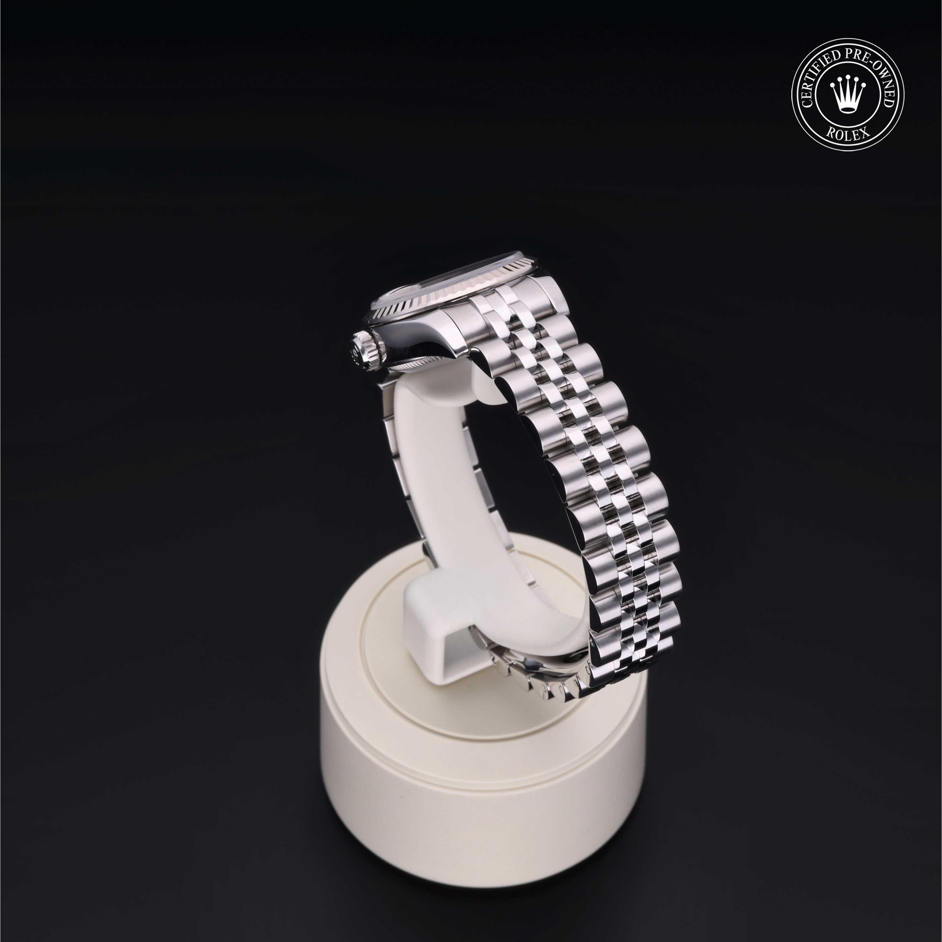 Rolex Certified Pre-Owned Lady-Datejust 26 Rhodium Dial Watch 26mm - M179174-0091 - Image 4