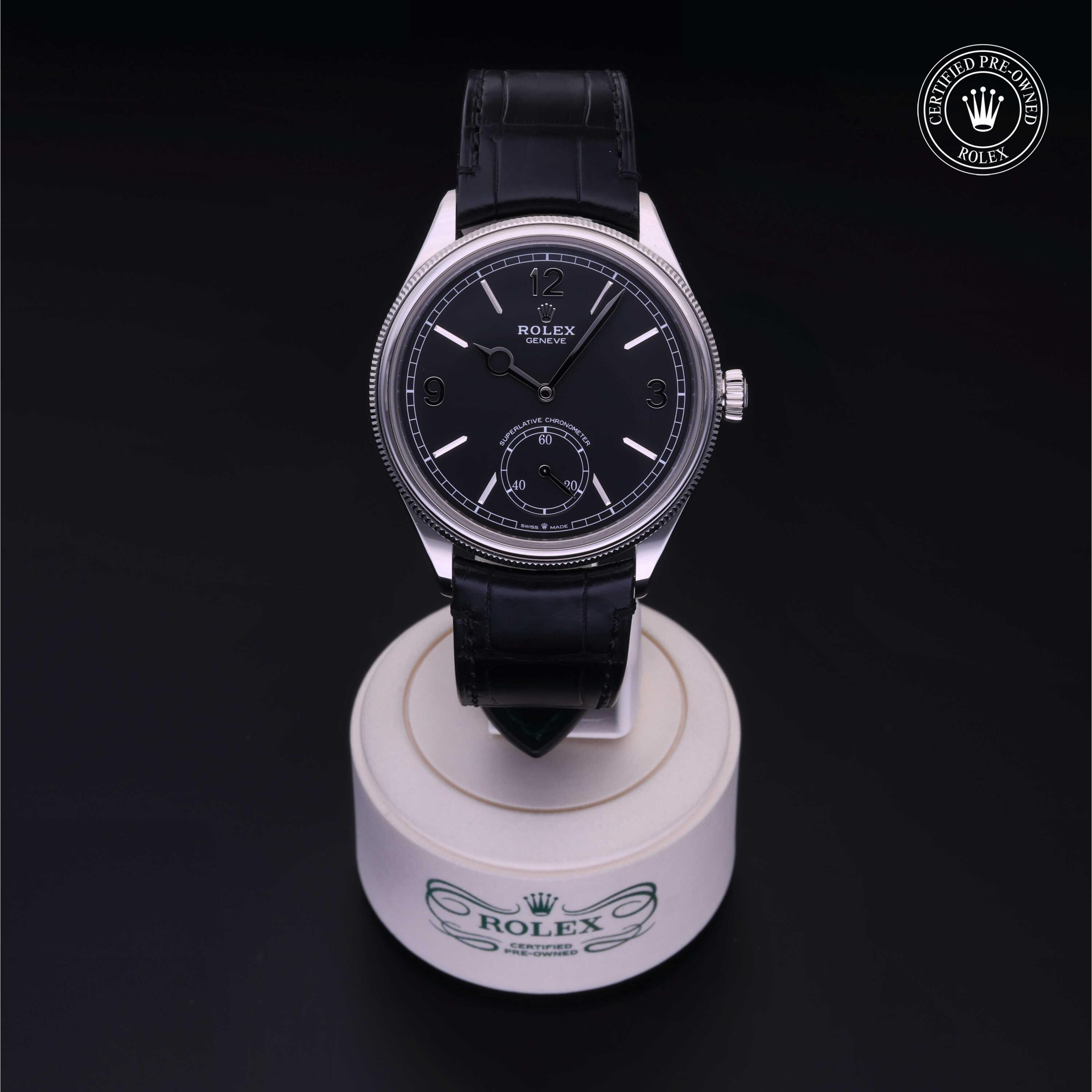 Rolex Certified Pre-Owned 1908 Black Dial Watch 39mm - M52509-0001 - Image 2