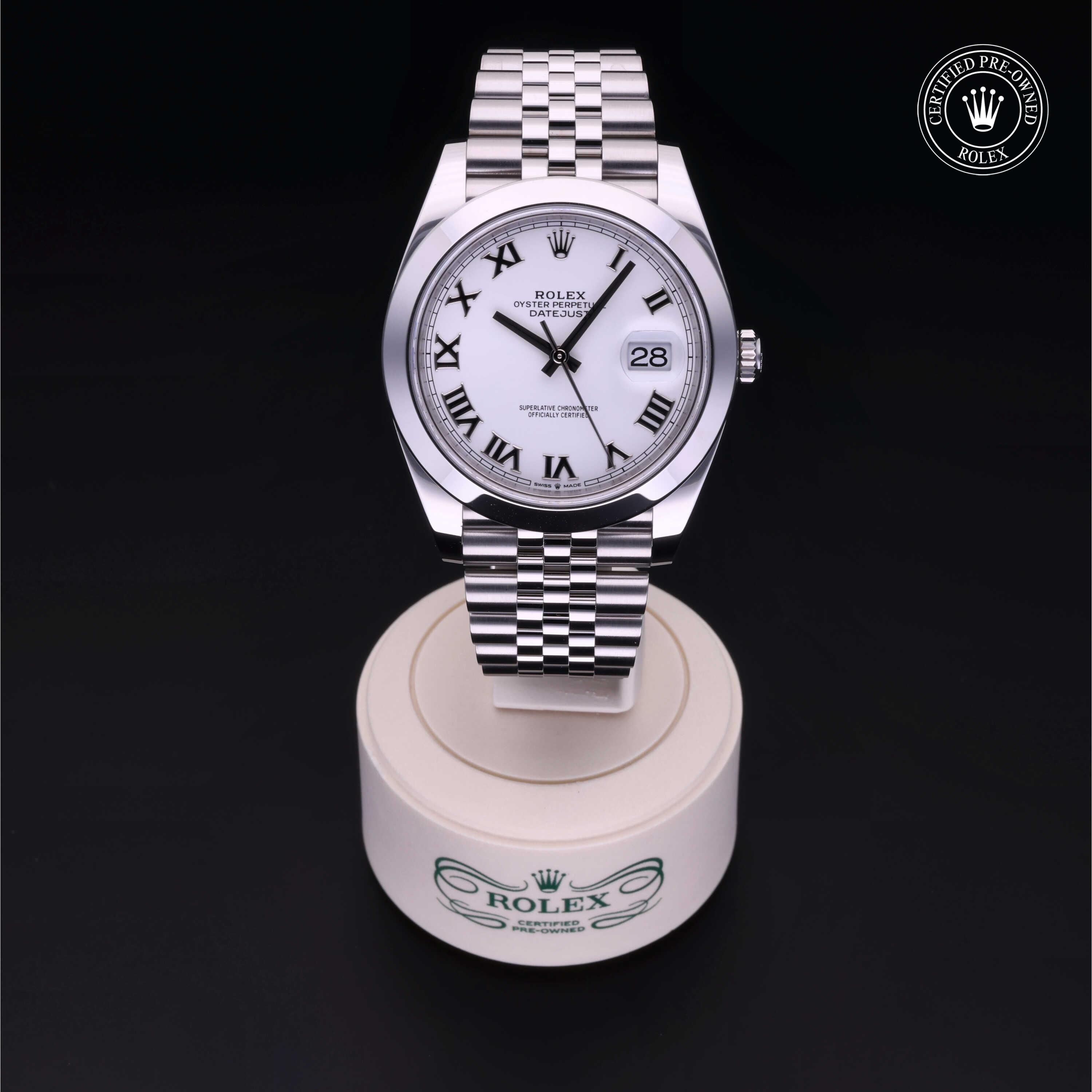 Rolex Certified Pre-Owned Datejust 41 White Dial Watch 41mm - M126300-0016 - Image 2