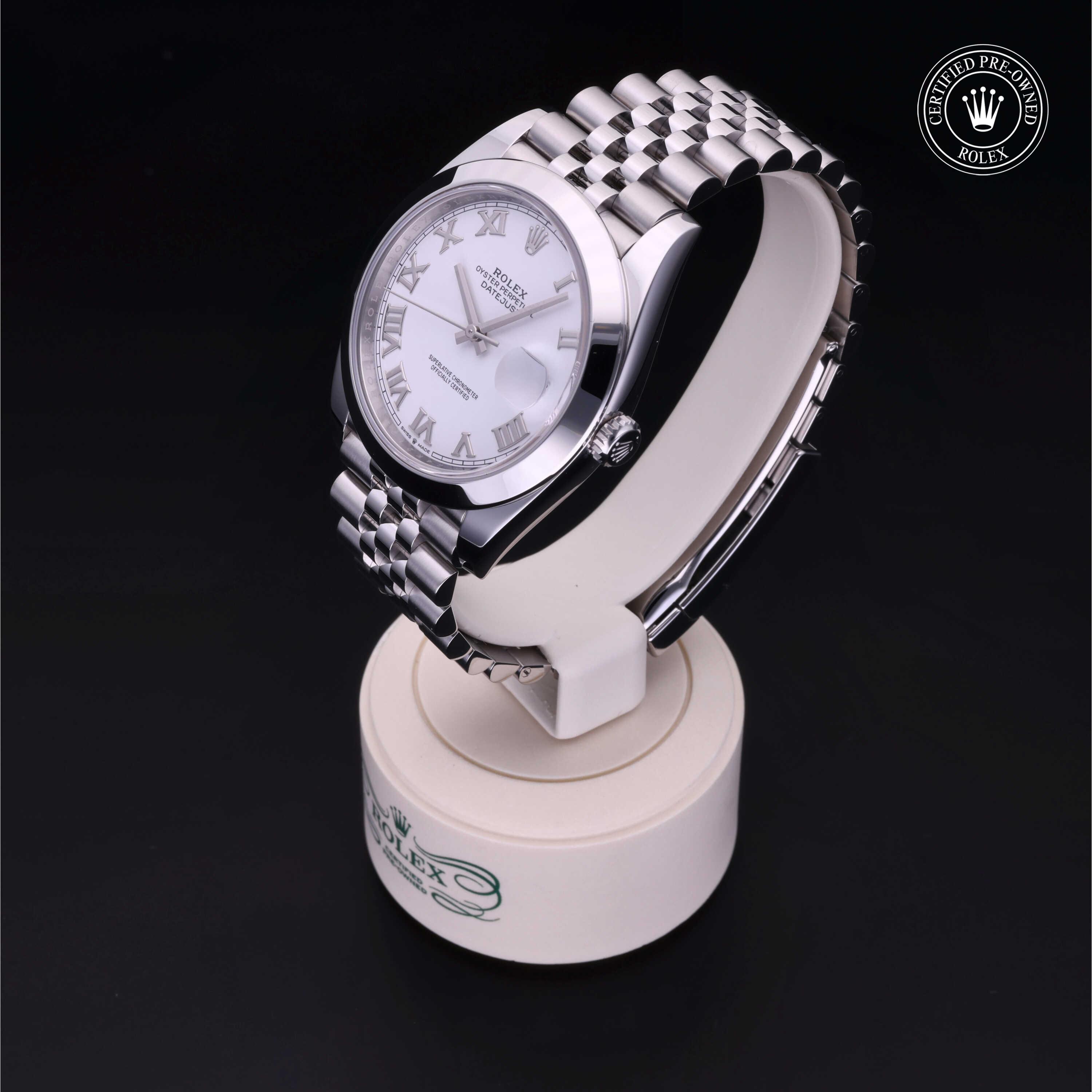 Rolex Certified Pre-Owned Datejust 41 White Dial Watch 41mm - M126300-0016 - Image 3