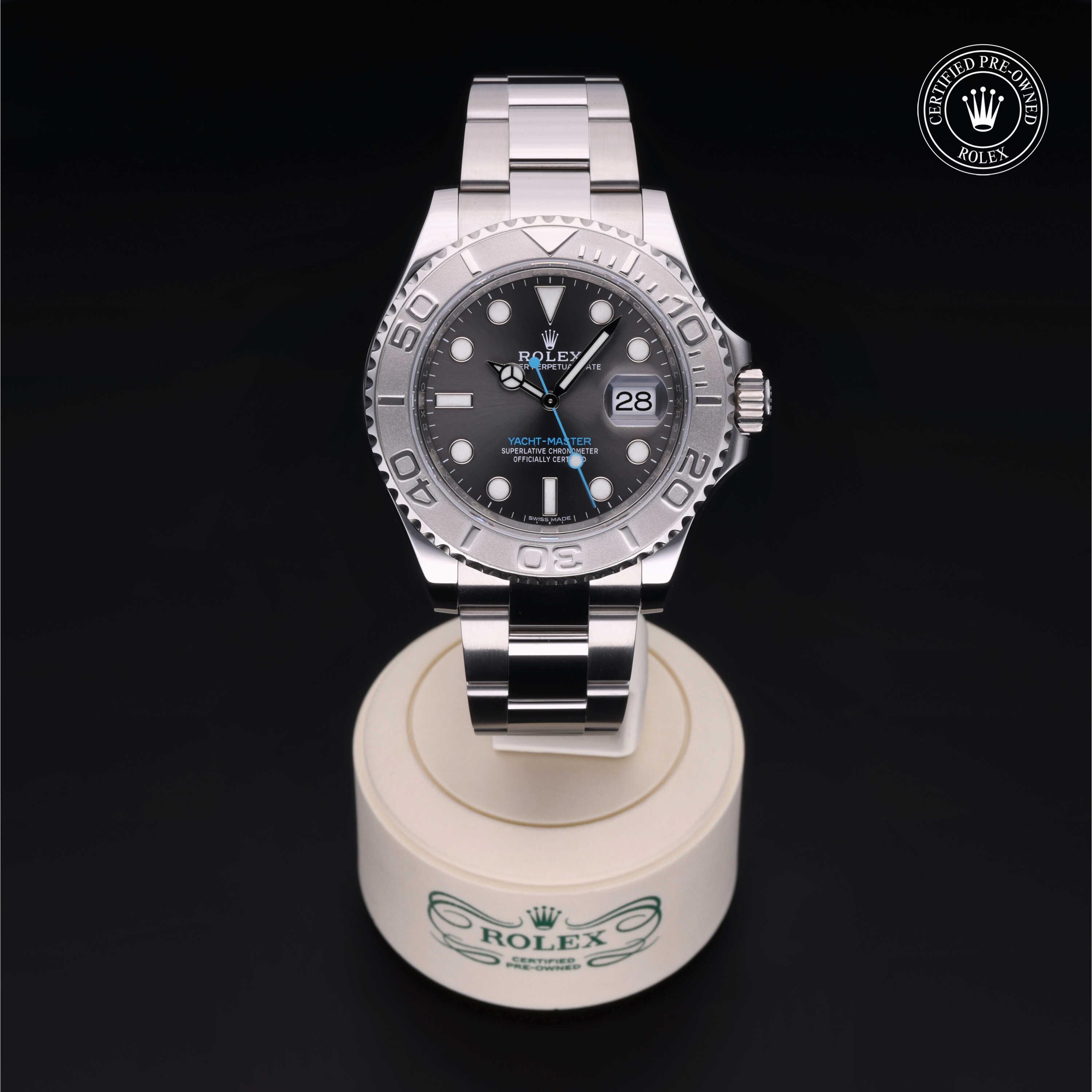 Rolex Certified Pre-Owned Yacht-Master 40 Dark Rhodium Dial Watch 40mm - M116622-0003 - Image 2