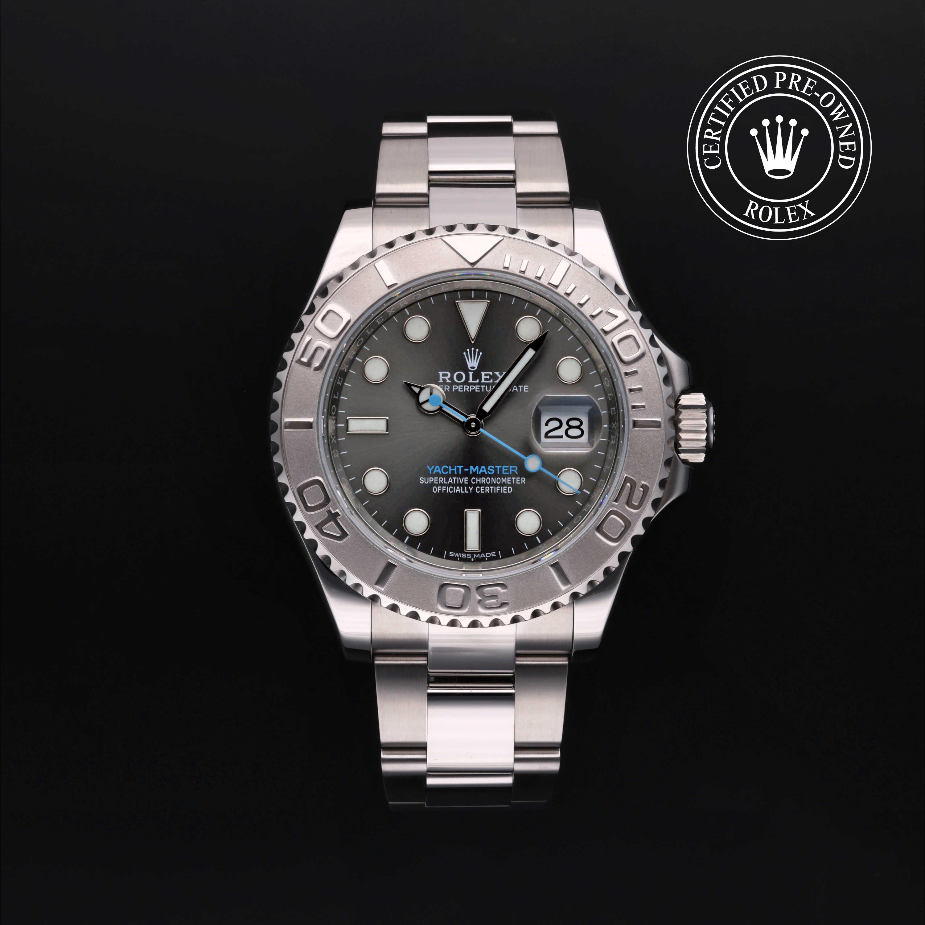 Rolex Certified Pre-Owned Yacht-Master 40 Dark Rhodium Dial Watch 40mm - M116622-0003 - Image 1