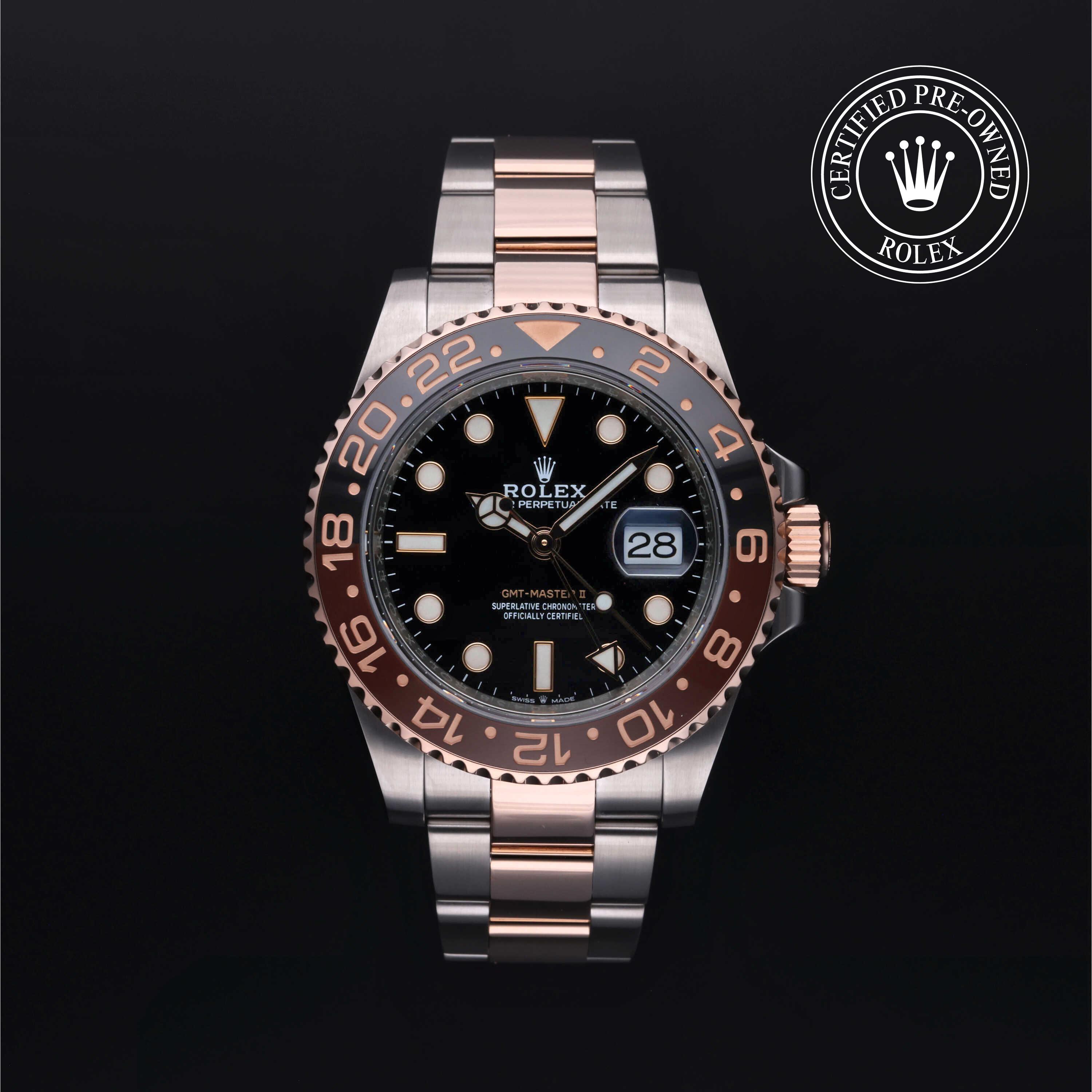 Rolex Certified Pre-Owned GMT-Master II Black Dial Watch 40mm - M126711CHNR-0002 - Image 1