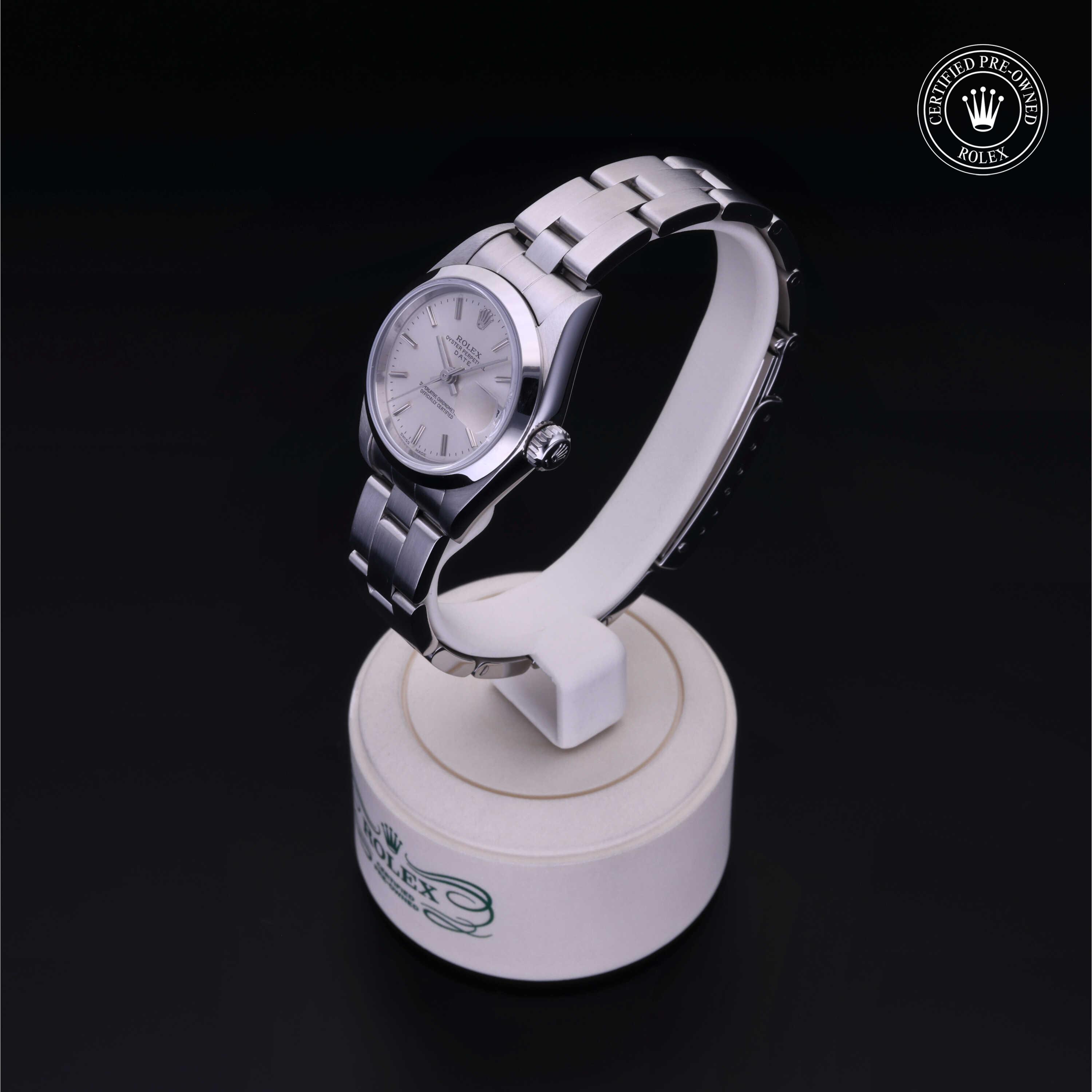 Rolex Certified Pre-Owned Oyster Perpetual Lady-Datejust 26 Silver Dial Watch 26mm - M79160-0040 - Image 3