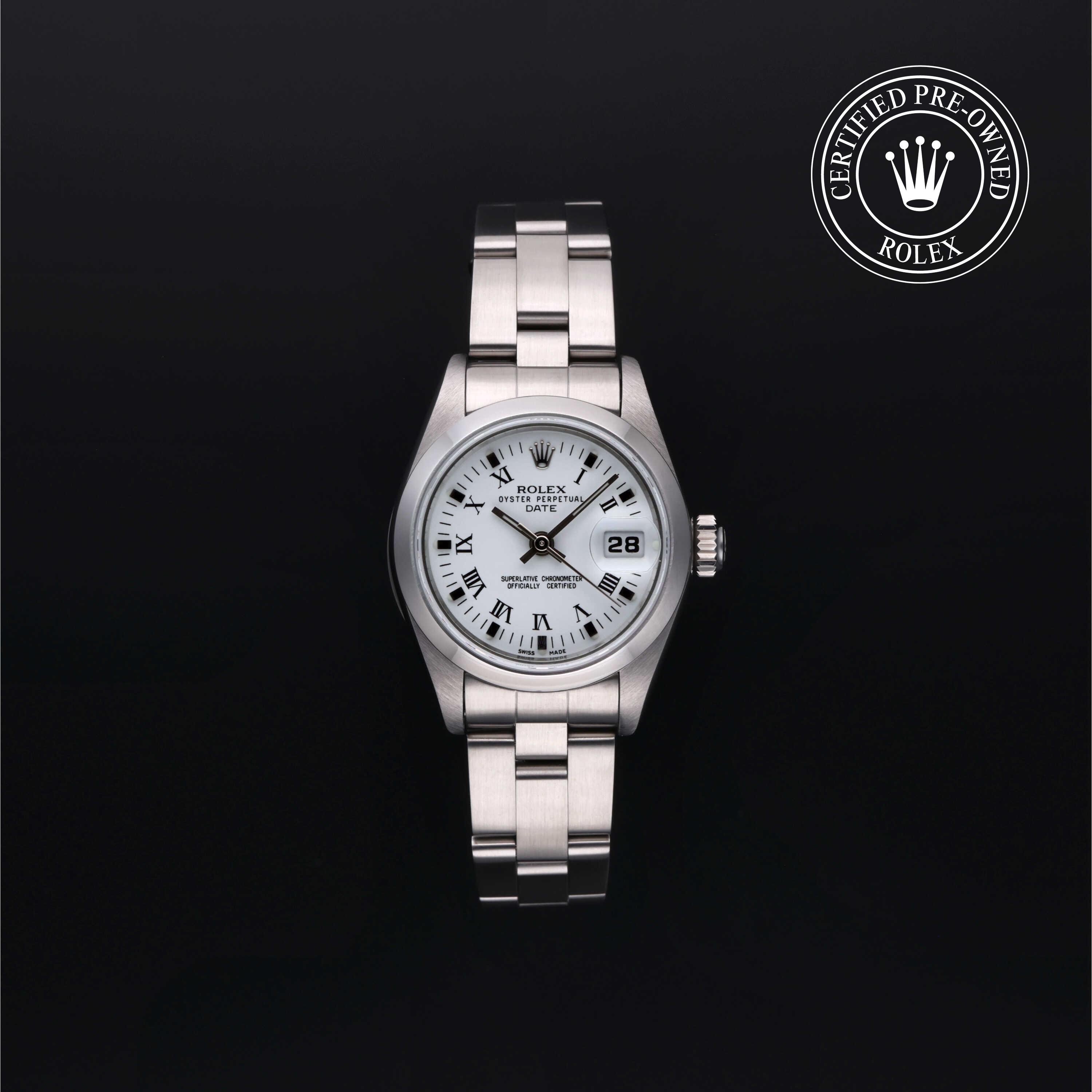 Rolex Certified Pre-Owned Oyster Perpetual Lady-Datejust 26 White Dial Watch 26mm - M69160-0011 - Image 1