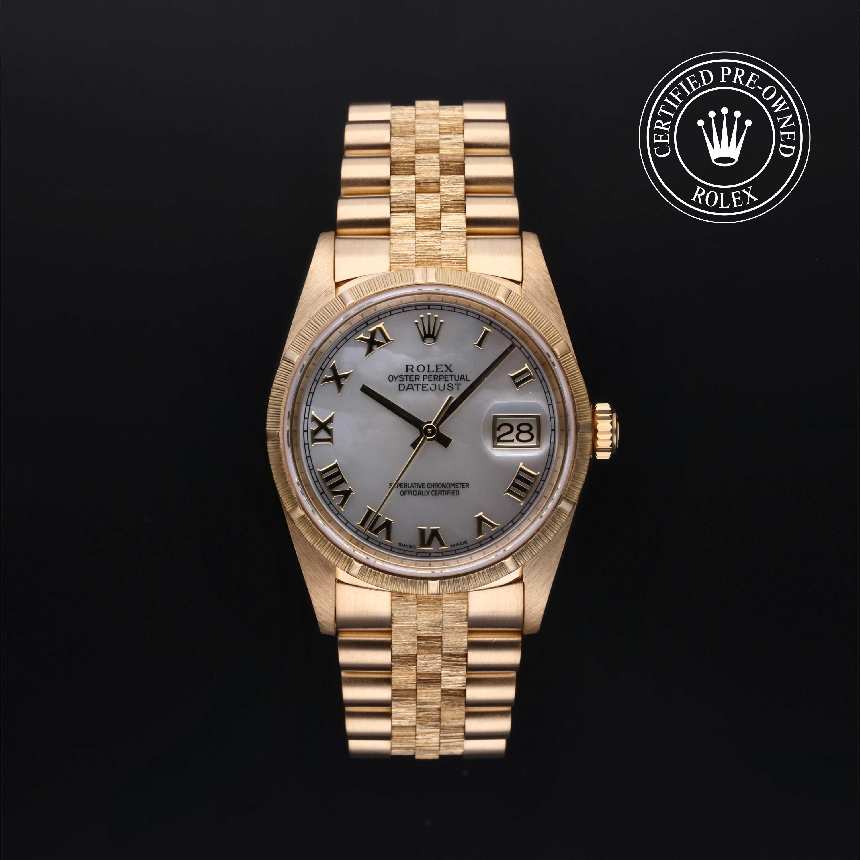 Rolex Certified Pre-Owned Oyster Perpetual Datejust 36 White Mother-of-Pearl Dial Watch 36mm - 16248B8210 - Image 1