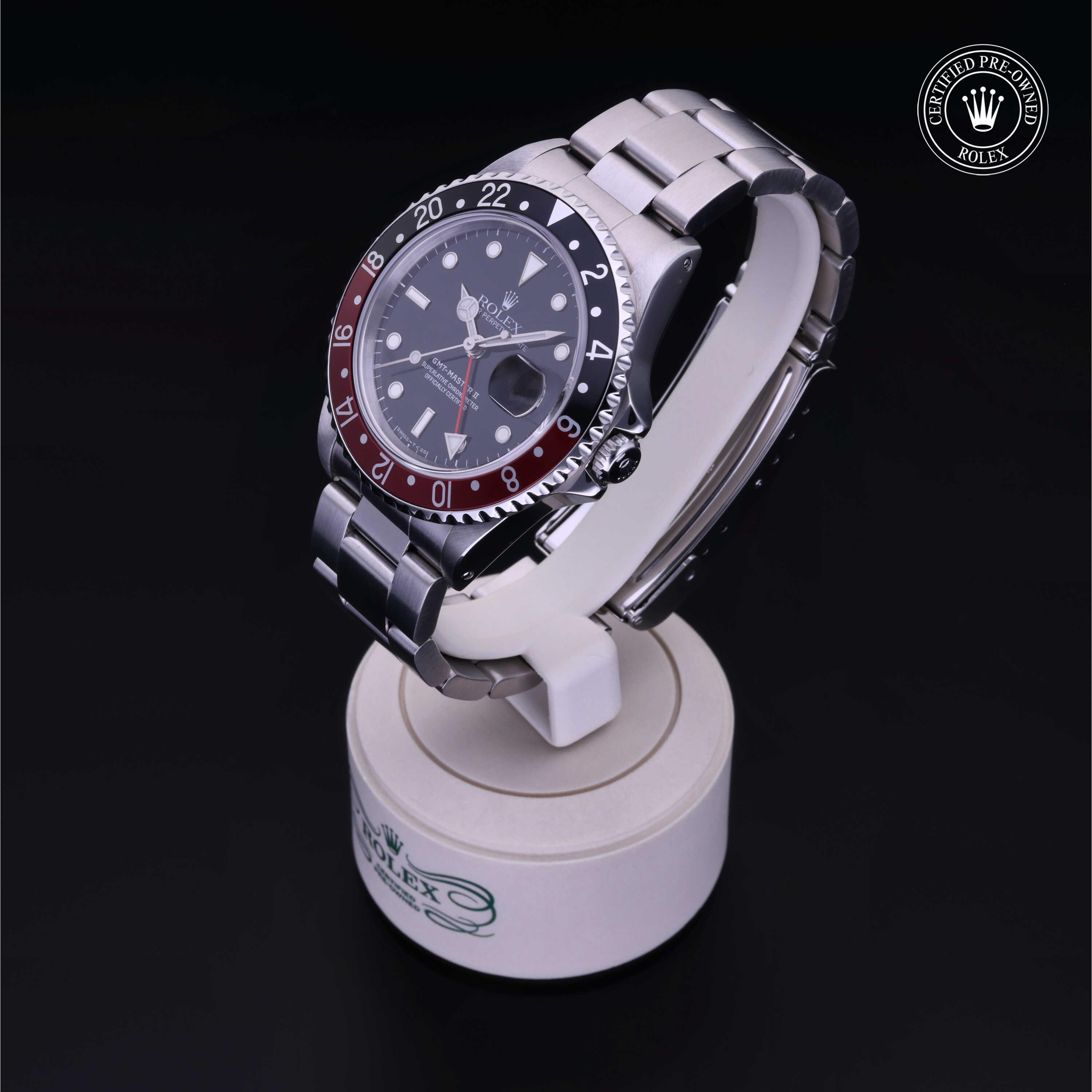 Rolex Certified Pre-Owned Oyster Perpetual GMT-Master II Black Dial Watch 40mm - M16710-0010 - Image 3