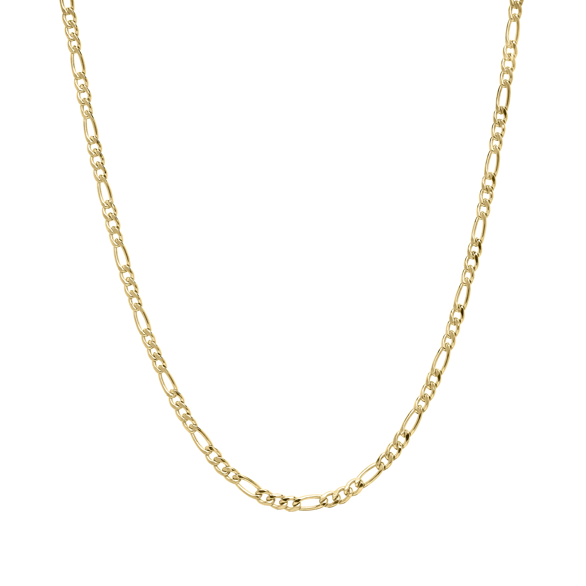 REEDS Gold-Filled 3mm Figaro Chain Necklace - 24 Inches 152$