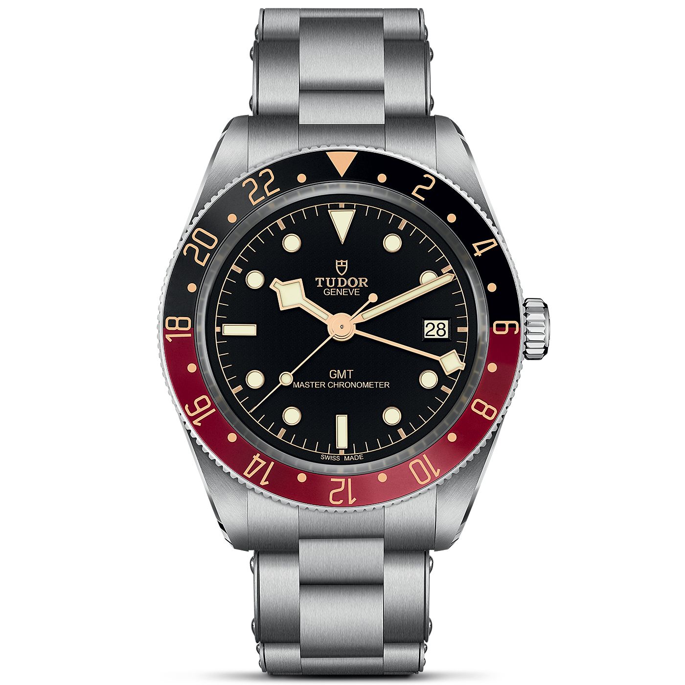 Tudor Black Bay 58 GMT Black and Burgundy Stainless Steel Watch 39mm - M7939G1A0NRU-0001