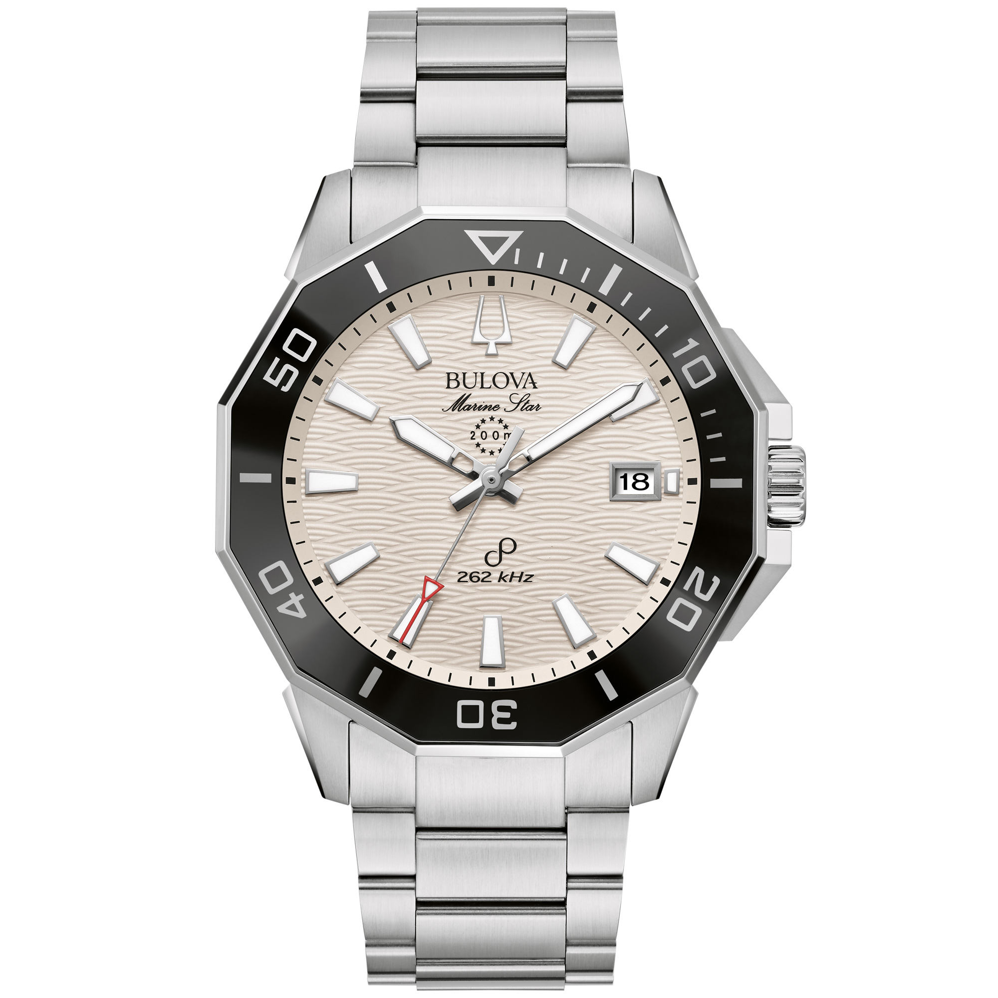 Bulova Marine Star Precisionist White Dial Stainless Steel Watch 43mm - 96B426 795$