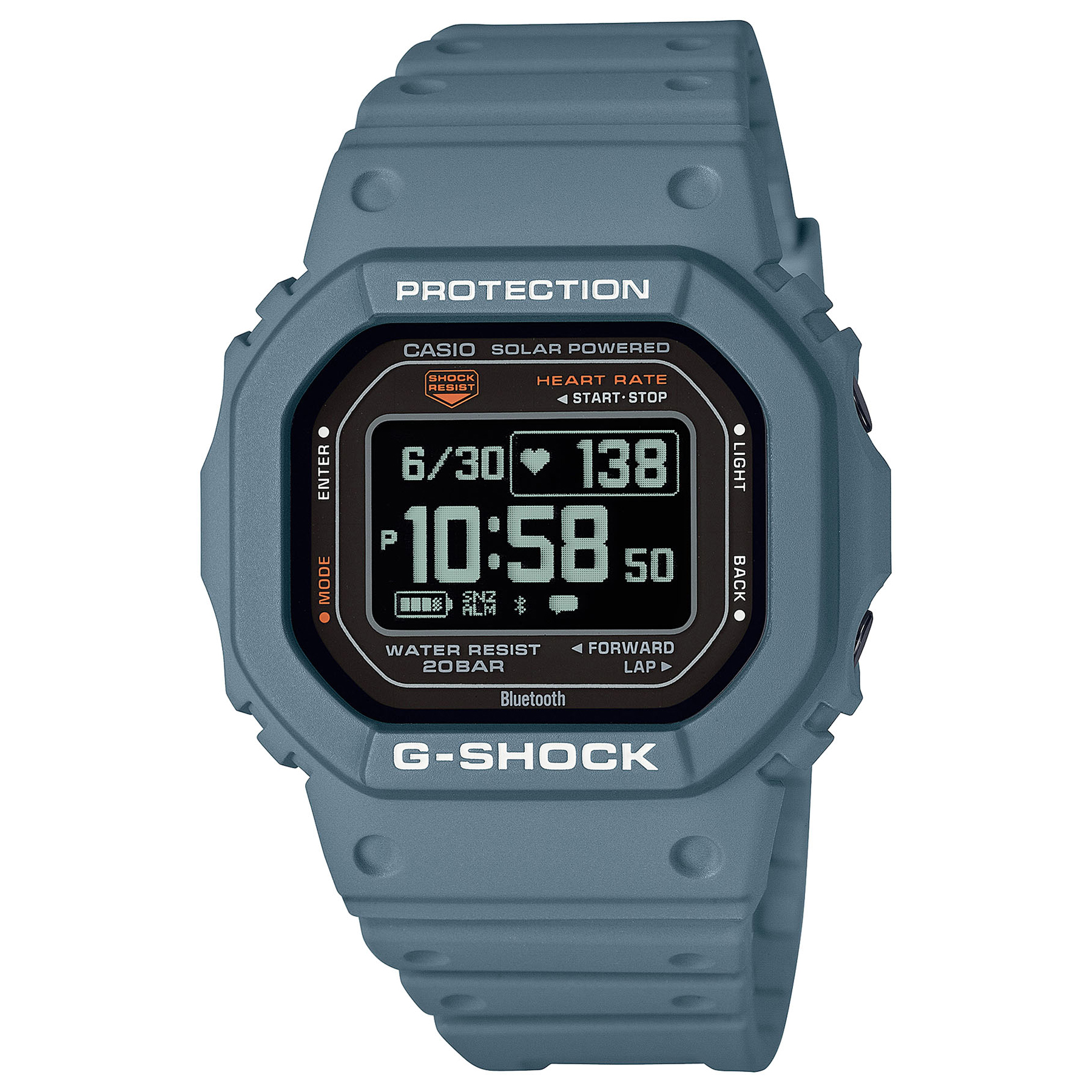 Casio G-Shock G-Squad Digital Blue Resin | 51mm | DWH5600-2 | REEDS Jewelers