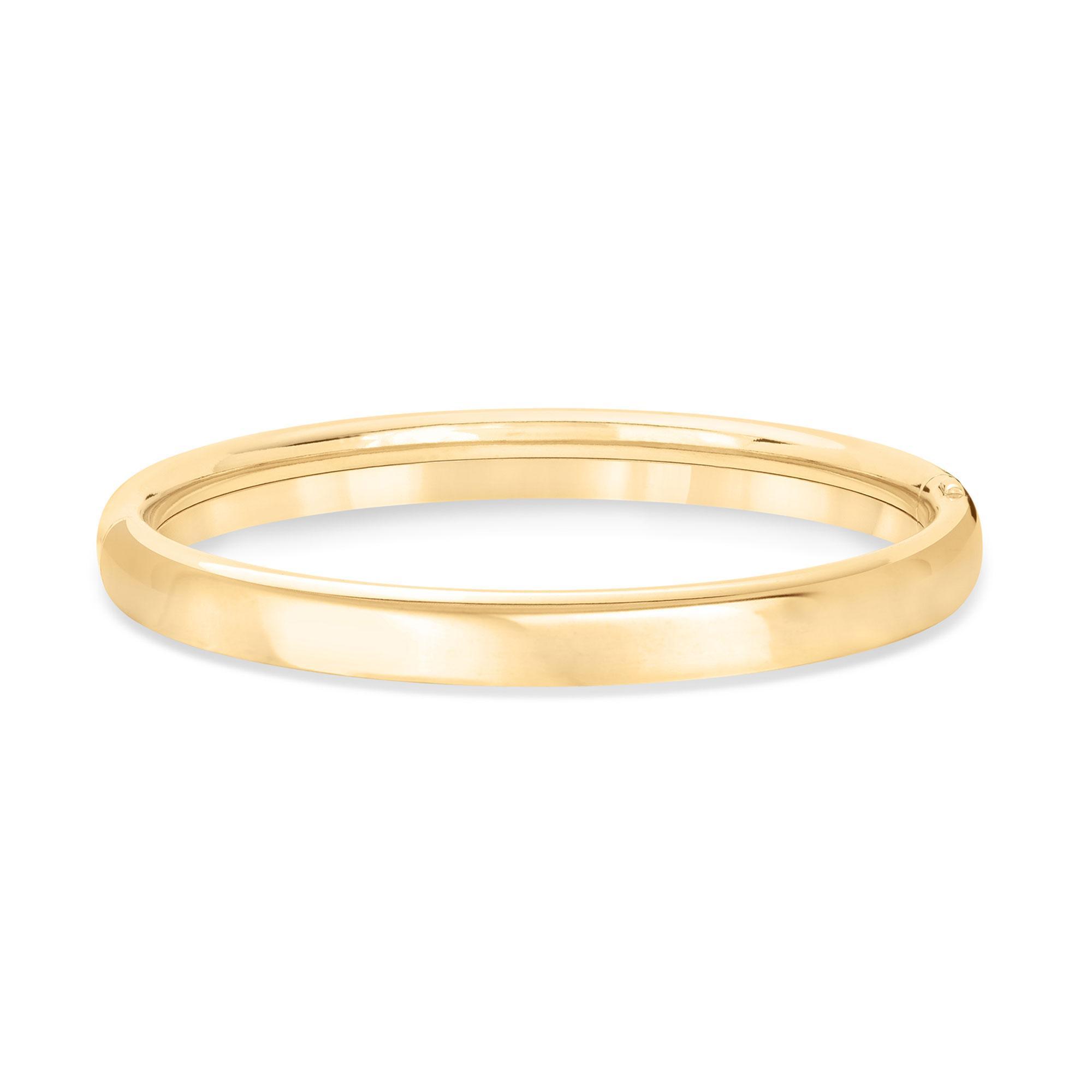 Child's Polished Bangle Bracelet