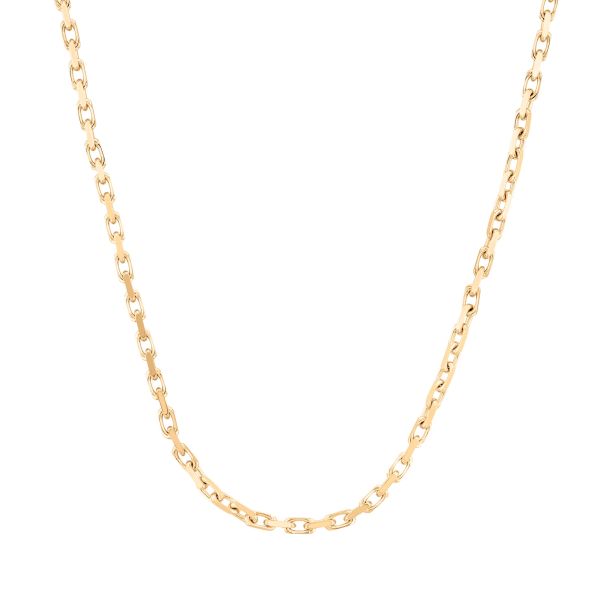 14k Yellow Gold French Cable Link Chain (3.60 mm)