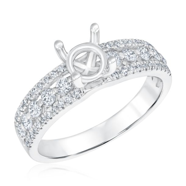 White gold new arrivals settings