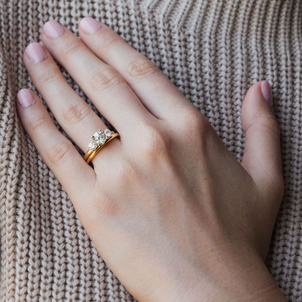 Wedding ring wrap gold outlet