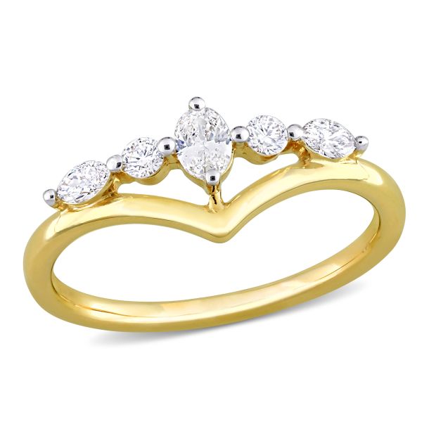 Yellow gold new arrivals right hand rings