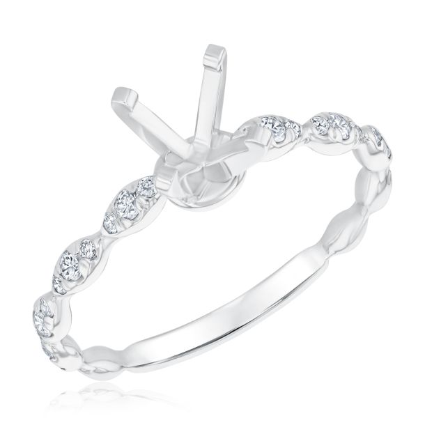White gold discount marquise ring settings