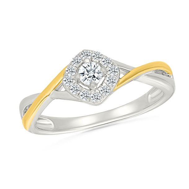Two tone promise ring outlet