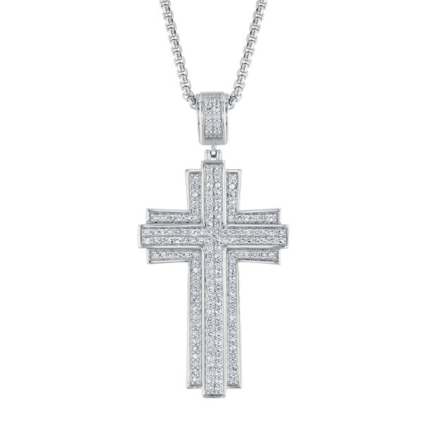 Lab grown diamond store mens necklace