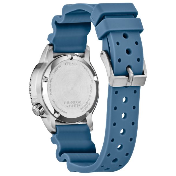 Offerdal 掛時計 ネイビー 約30cm Citizen Eco-Drive Promaster Dive Blue Dial Teal Strap Watch 37mm
