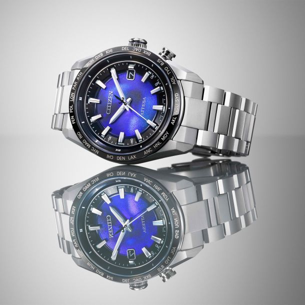 Citizen Eco-Drive Attesa UNITE with BLUE Super Titanium Limited