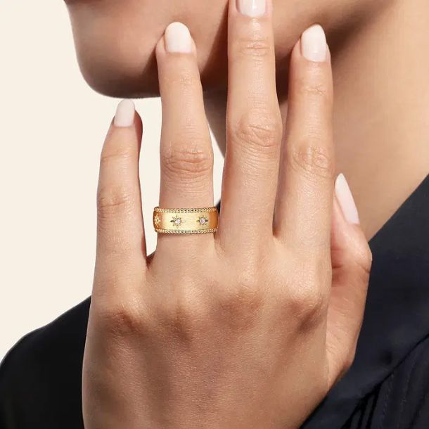 Gabriel & Co. 14k Yellow Gold 1/10ctw Diamond Wide Bujukan
