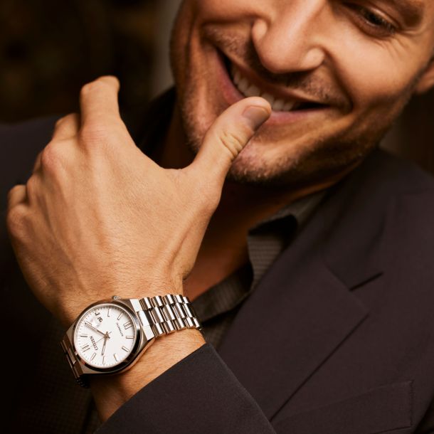 Men's Citizen Eco-Drive Zenshin Three-Hand White Dial Super