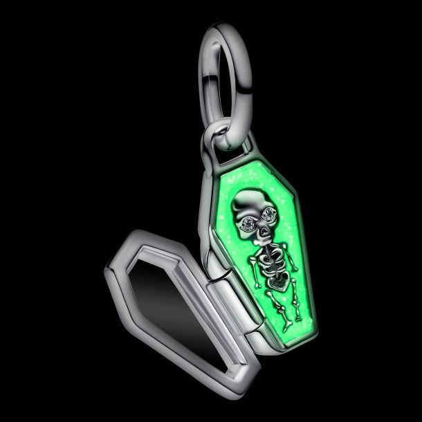 Pandora Openable Glow-in-the-Dark Coffin Charm | REEDS Jewelers