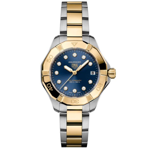 TAG Heuer AQUARACER Professional 200 Solargraph Blue Diamond Dial