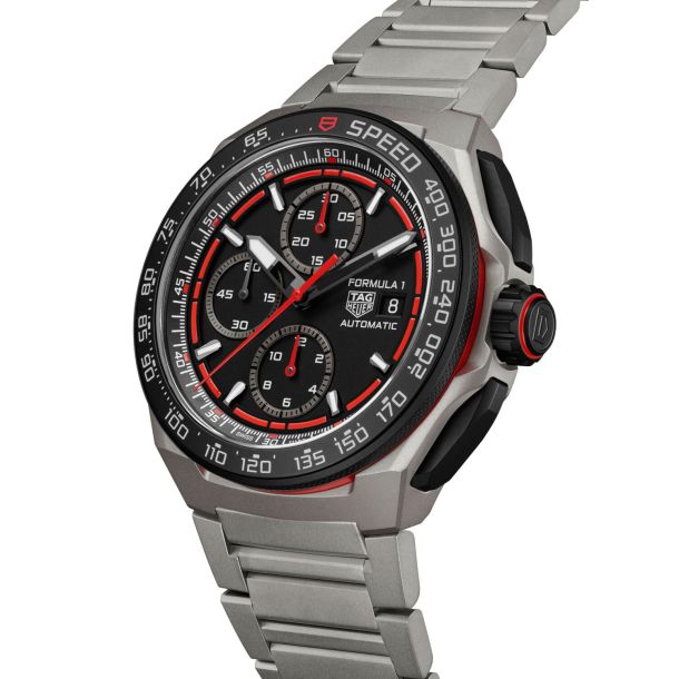 TAG Heuer FORMULA 1 Chronograph Automatic Black Dial Titanium
